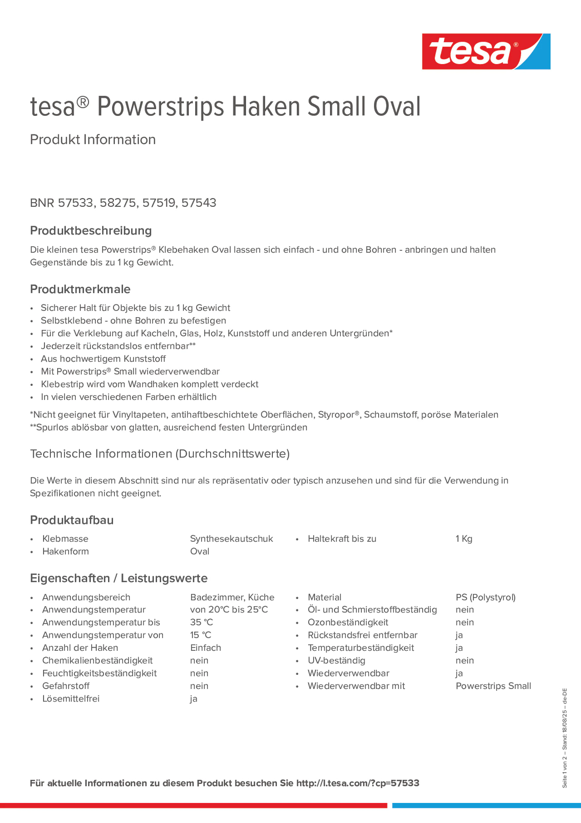 Product information_tesa® Powerstrips 57519_de-DE