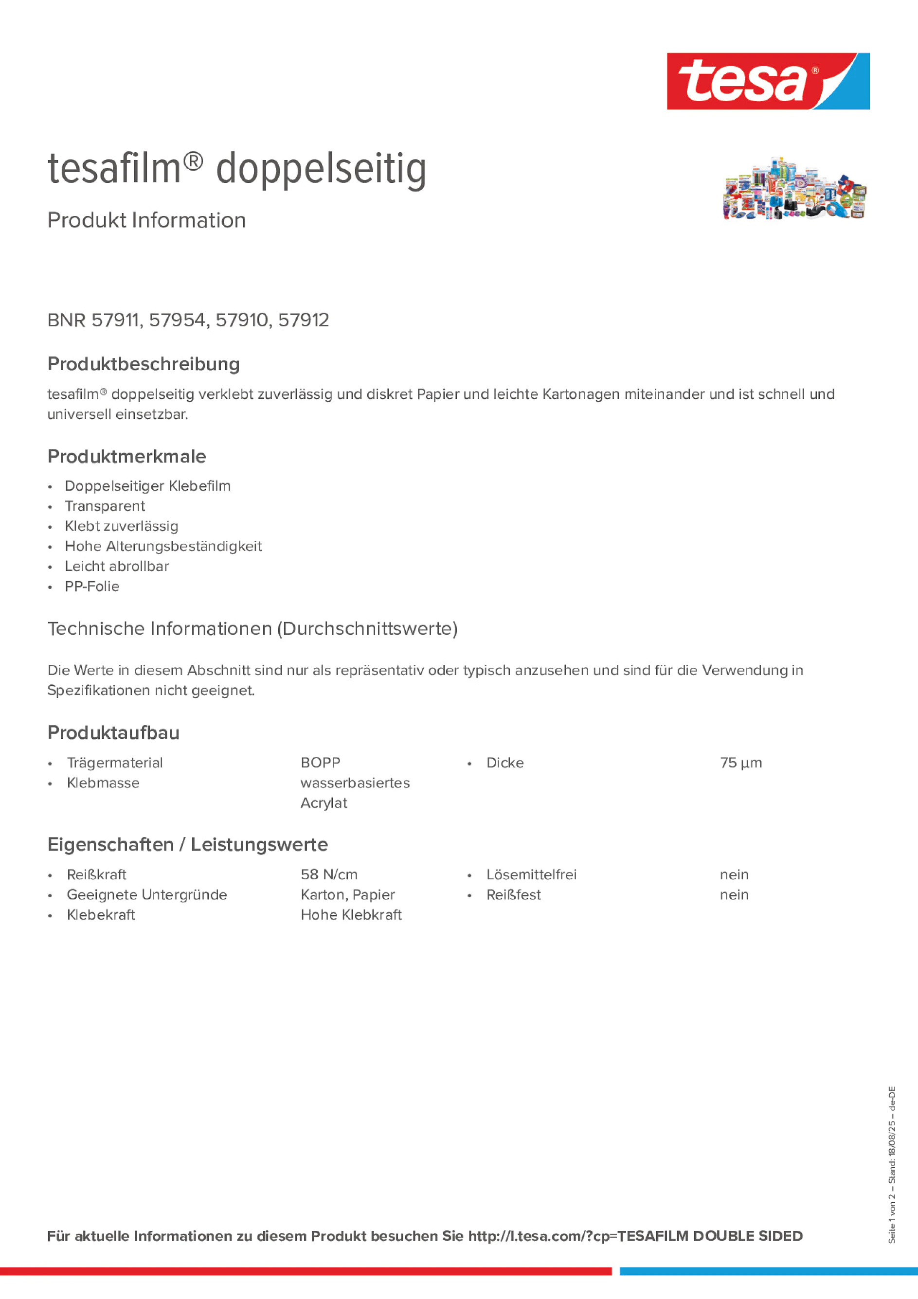 Product information_tesafilm® 57910_de-DE