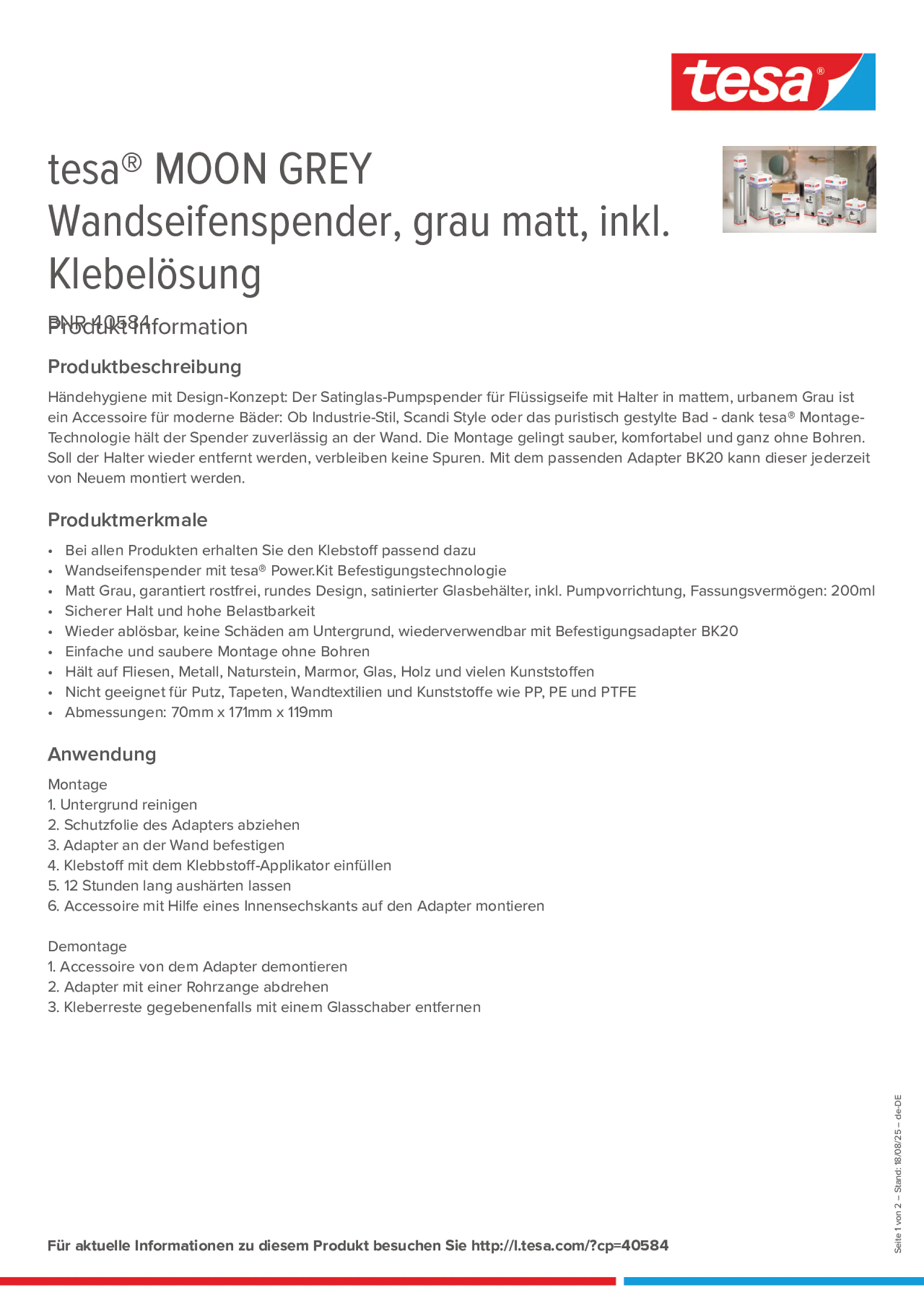 Product information_tesa® 40584_de-DE