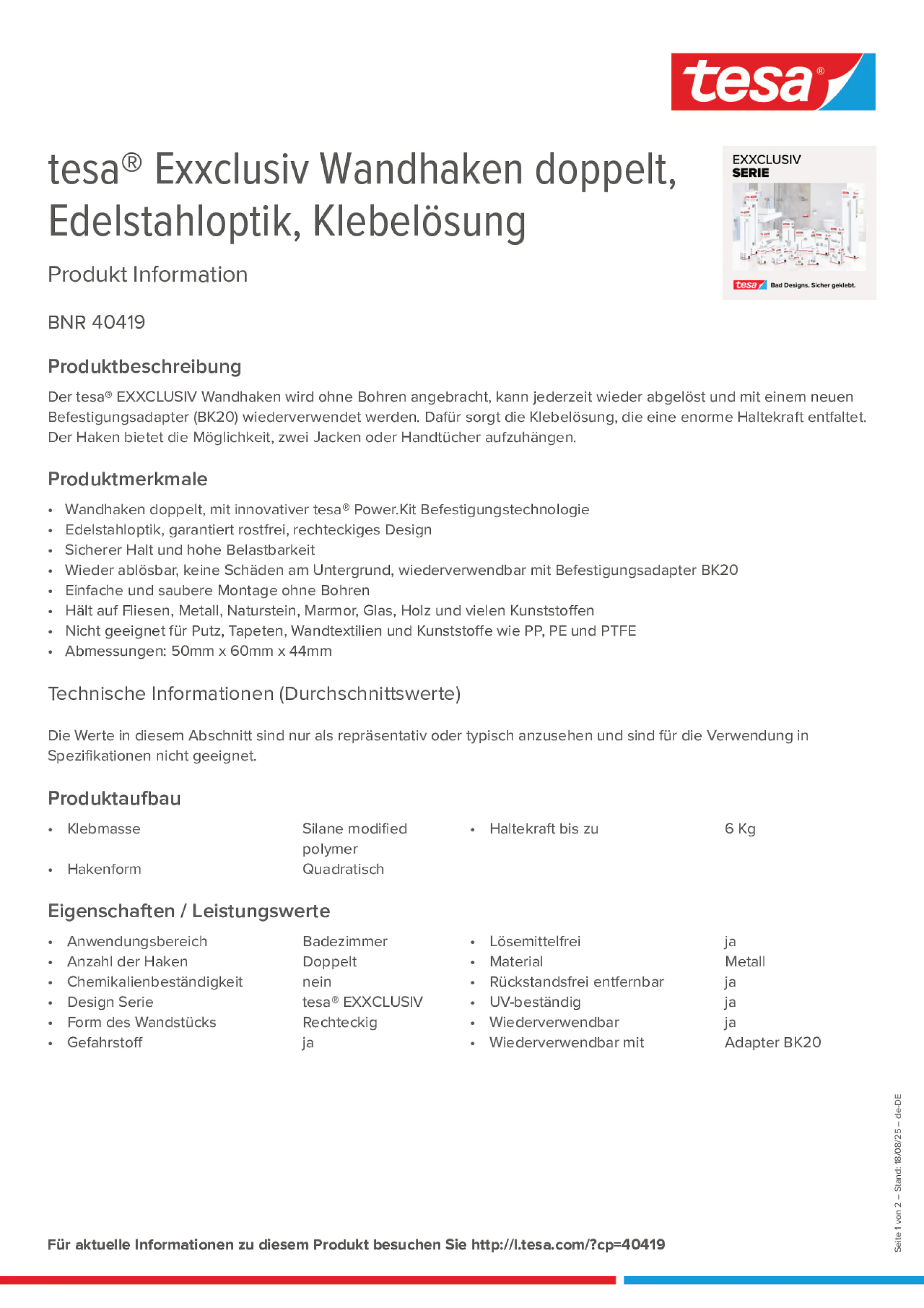Product information_tesa® 40419_de-DE