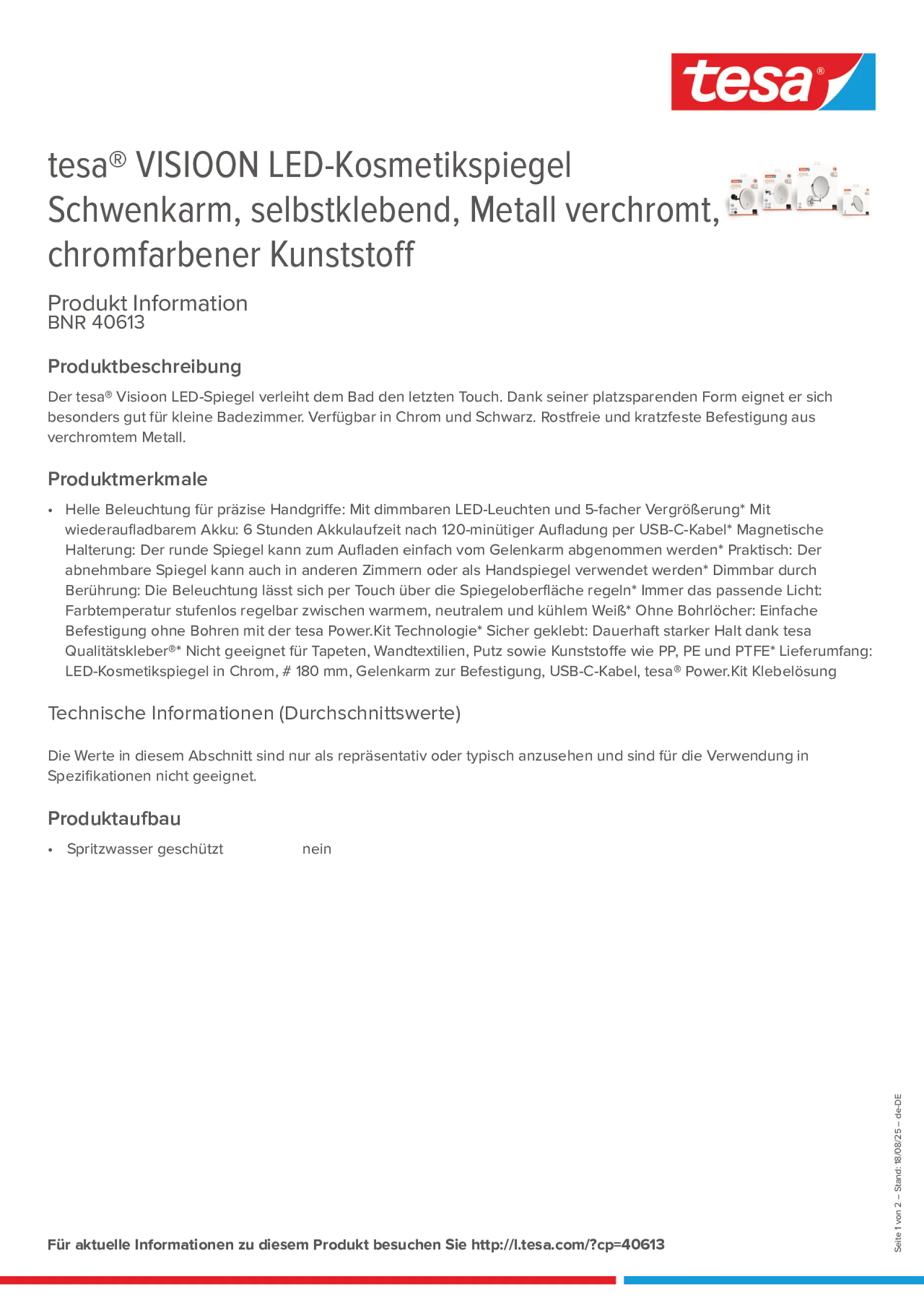 Product information_tesa® 40613_de-DE