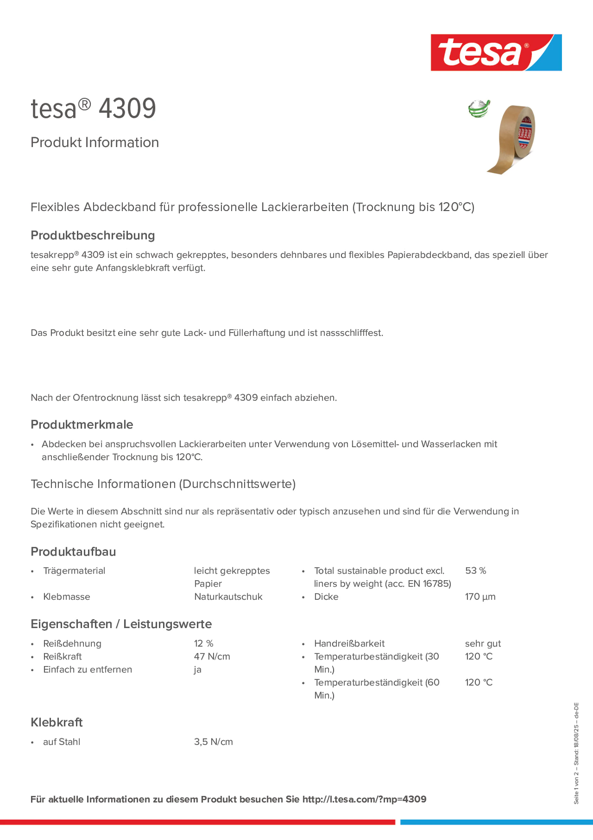 Product information_tesa® 04309_de-DE