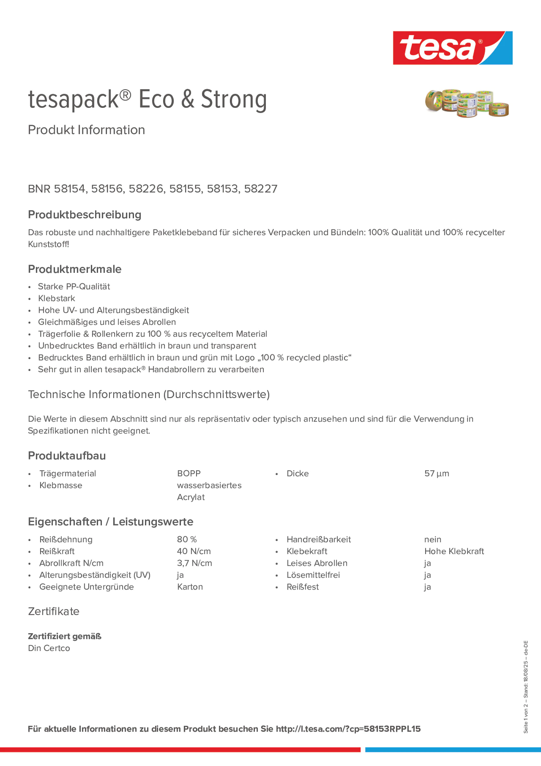 Product information_tesapack® 58154_de-DE