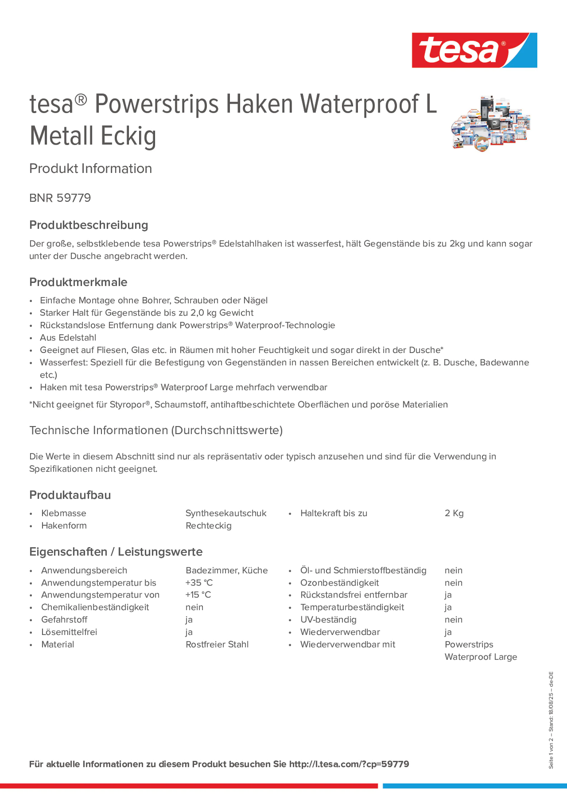 Product information_tesa® Powerstrips 59779_de-DE
