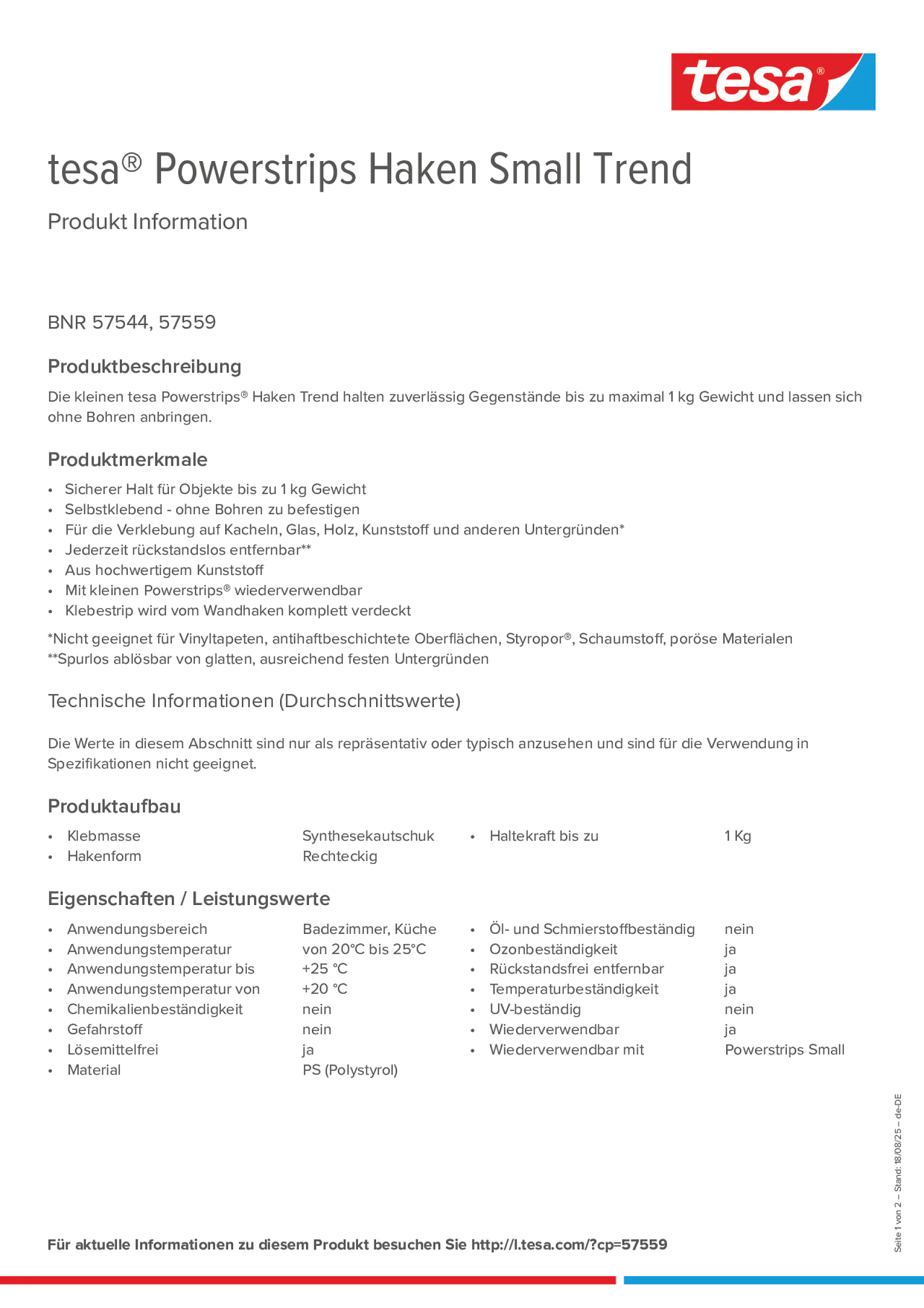 Product information_tesa® Powerstrips 57544_de-DE