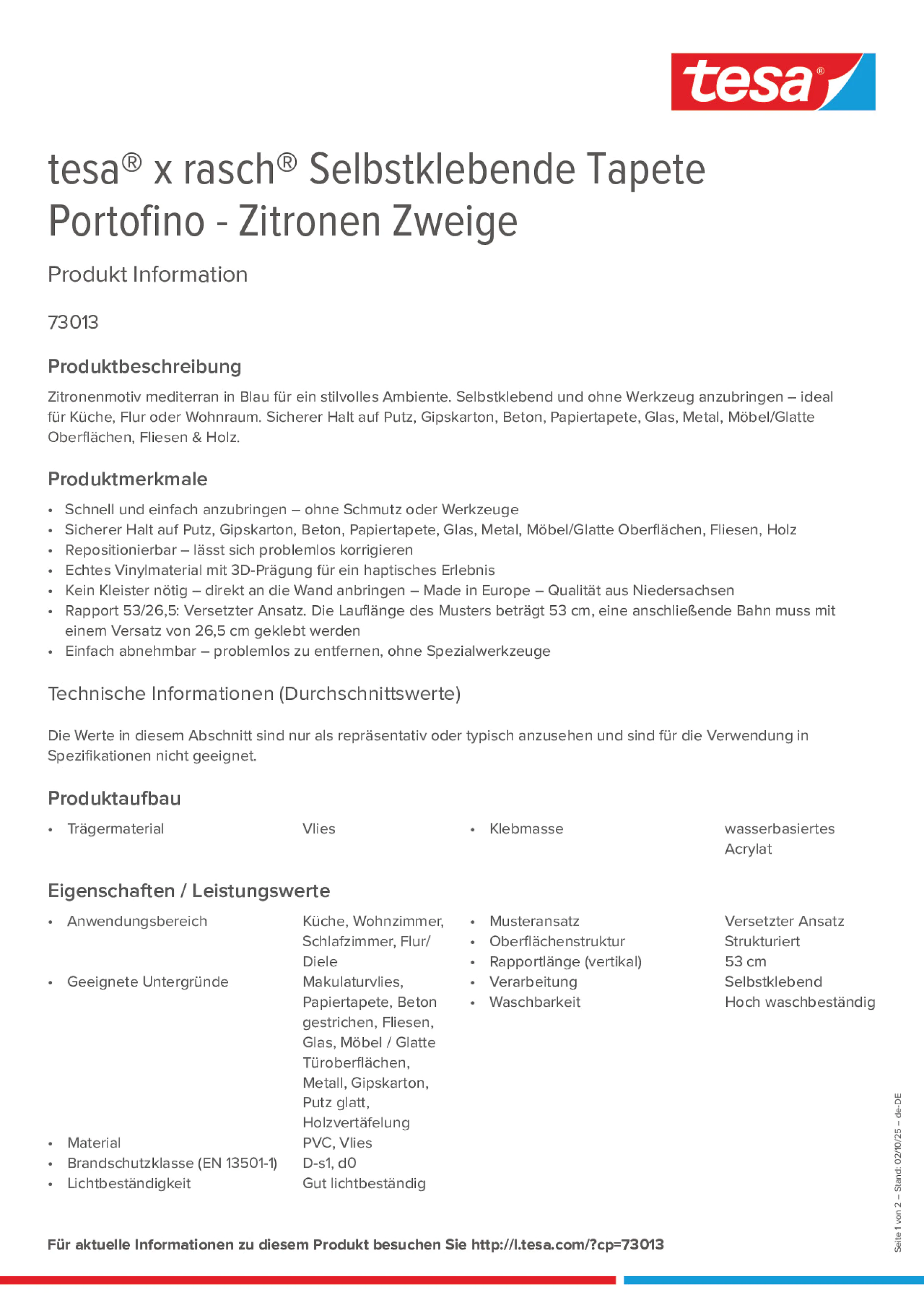 Product information_tesa® 73013_de-DE