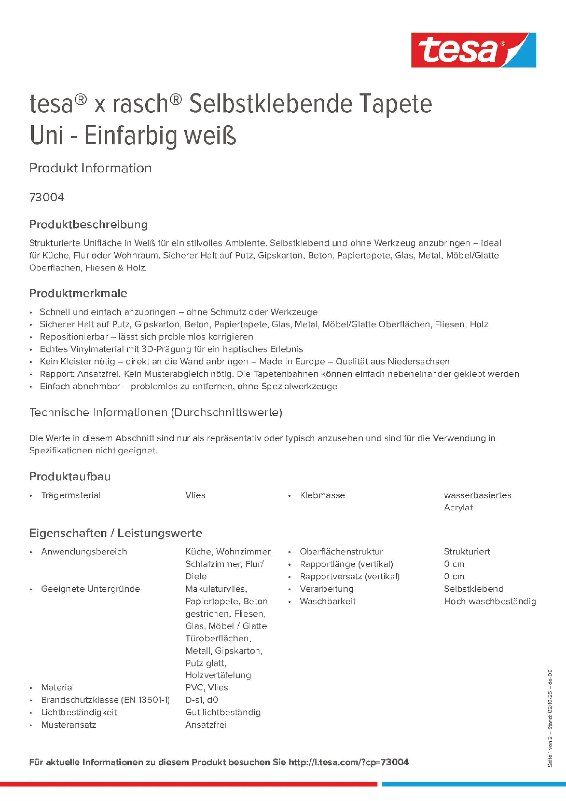 Product information_tesa® 73004_de-DE