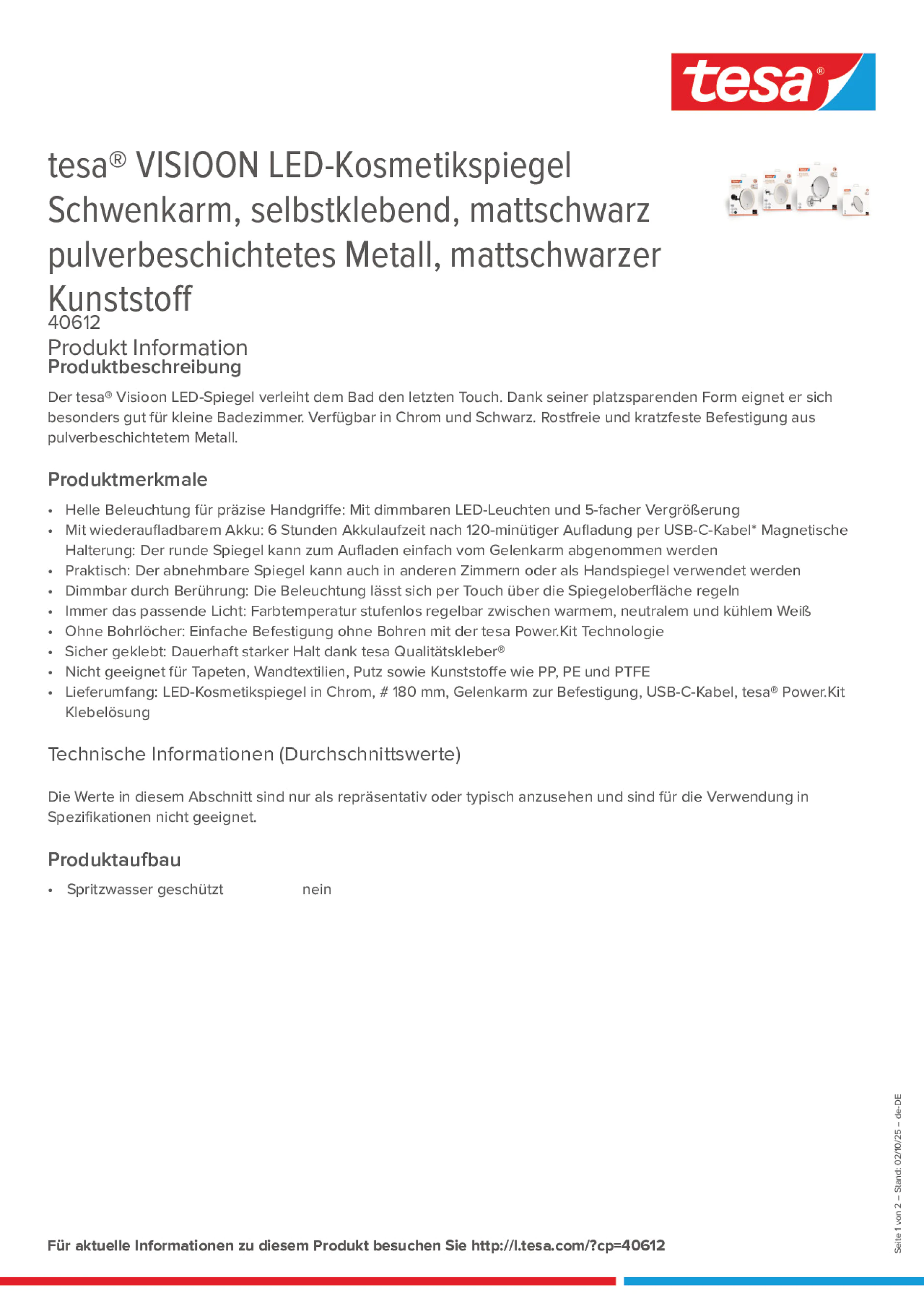 Product information_tesa® 40612_de-DE