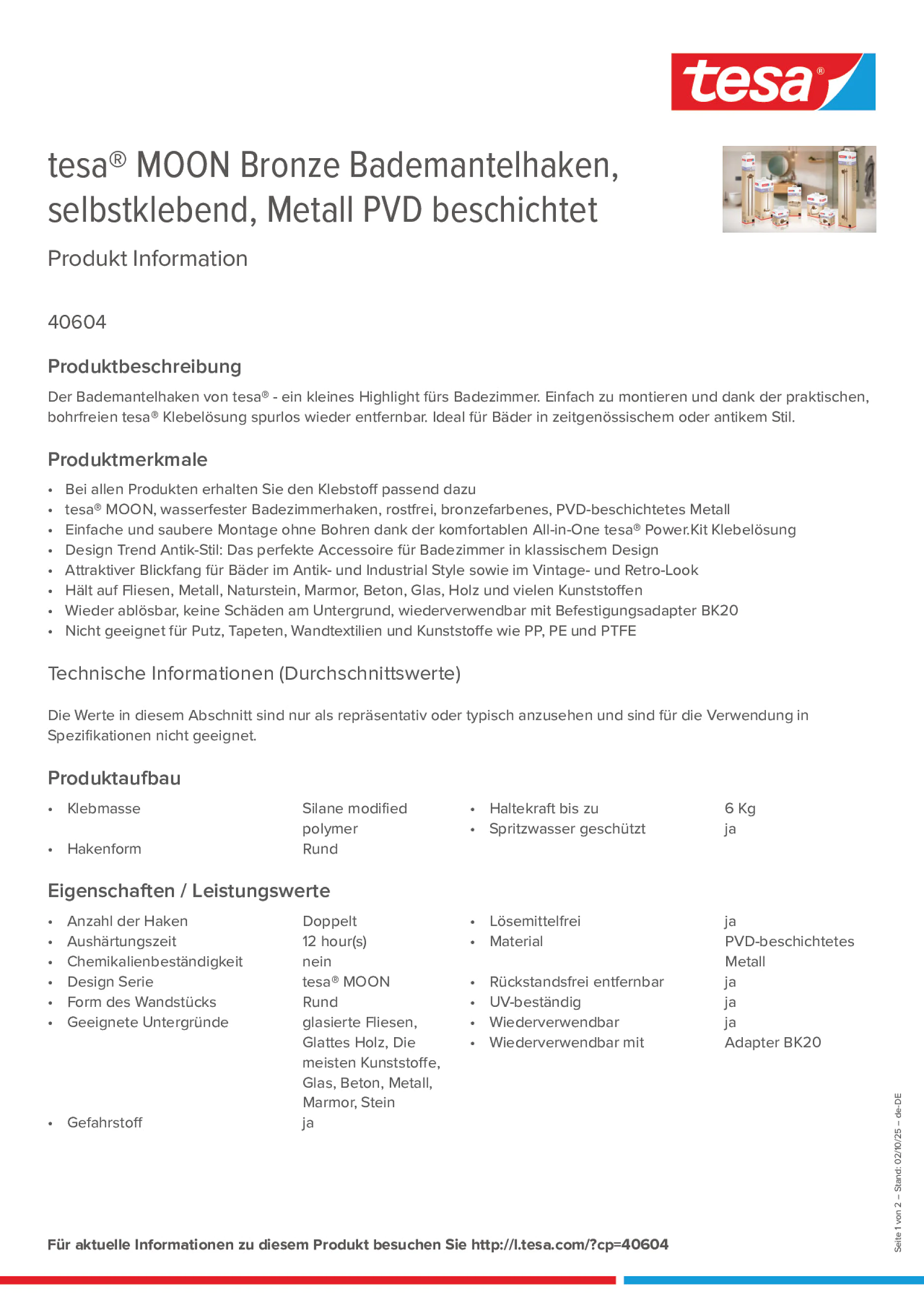Product information_tesa® 40604_de-DE