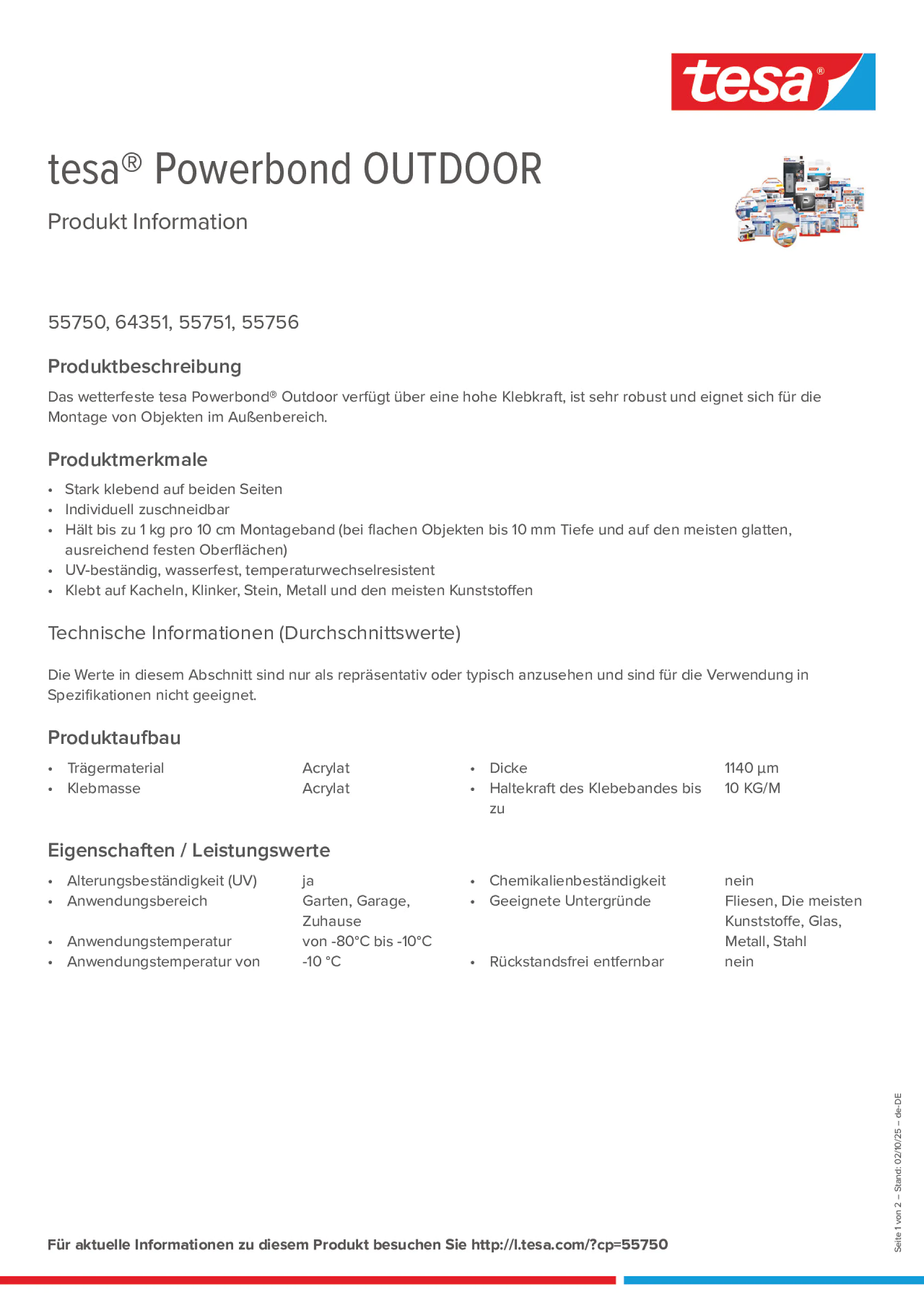 Product information_tesa® Powerbond 55751_de-DE