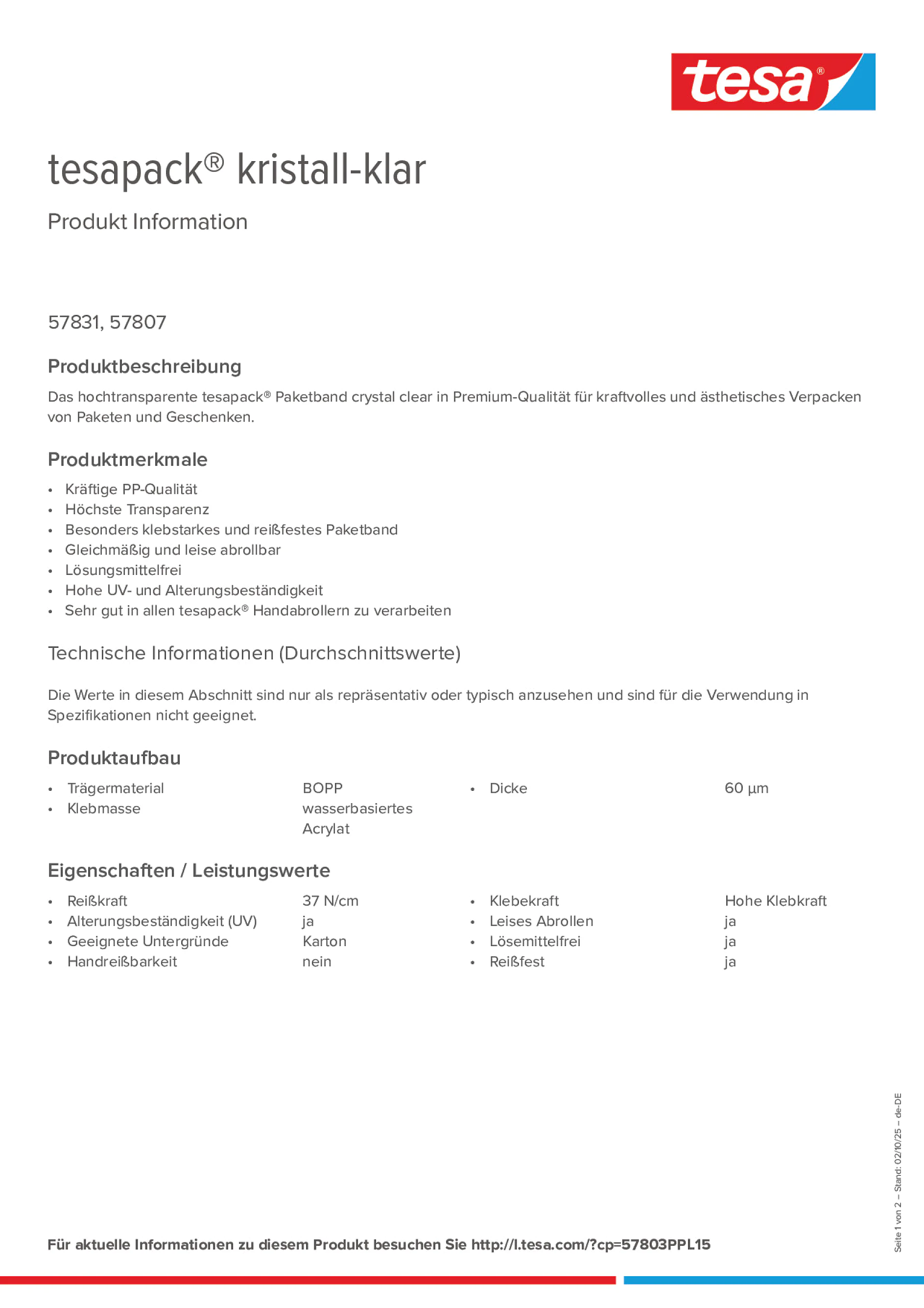 Product information_tesapack® 57807_de-DE