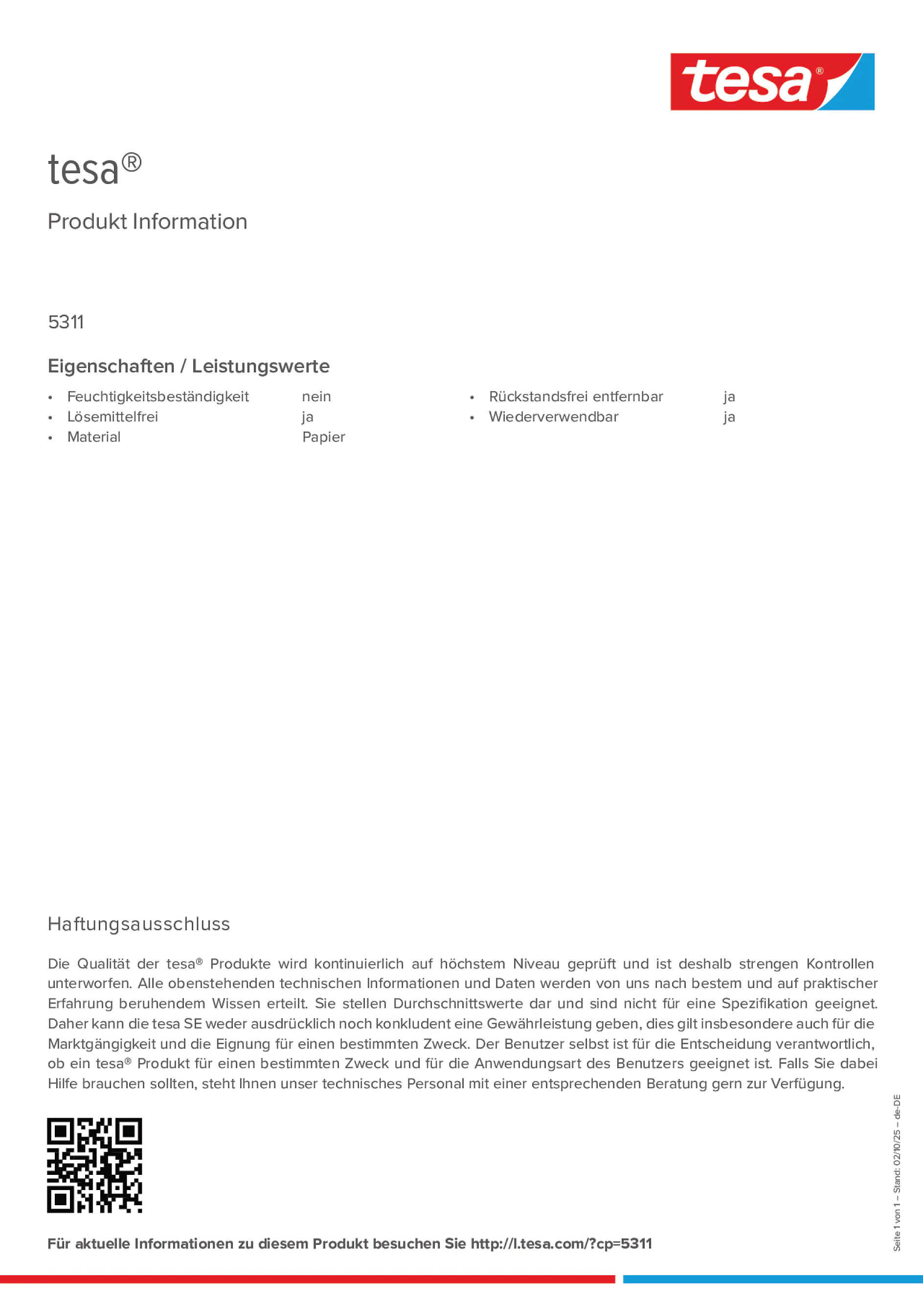 Product information_tesa® 05311_de-DE