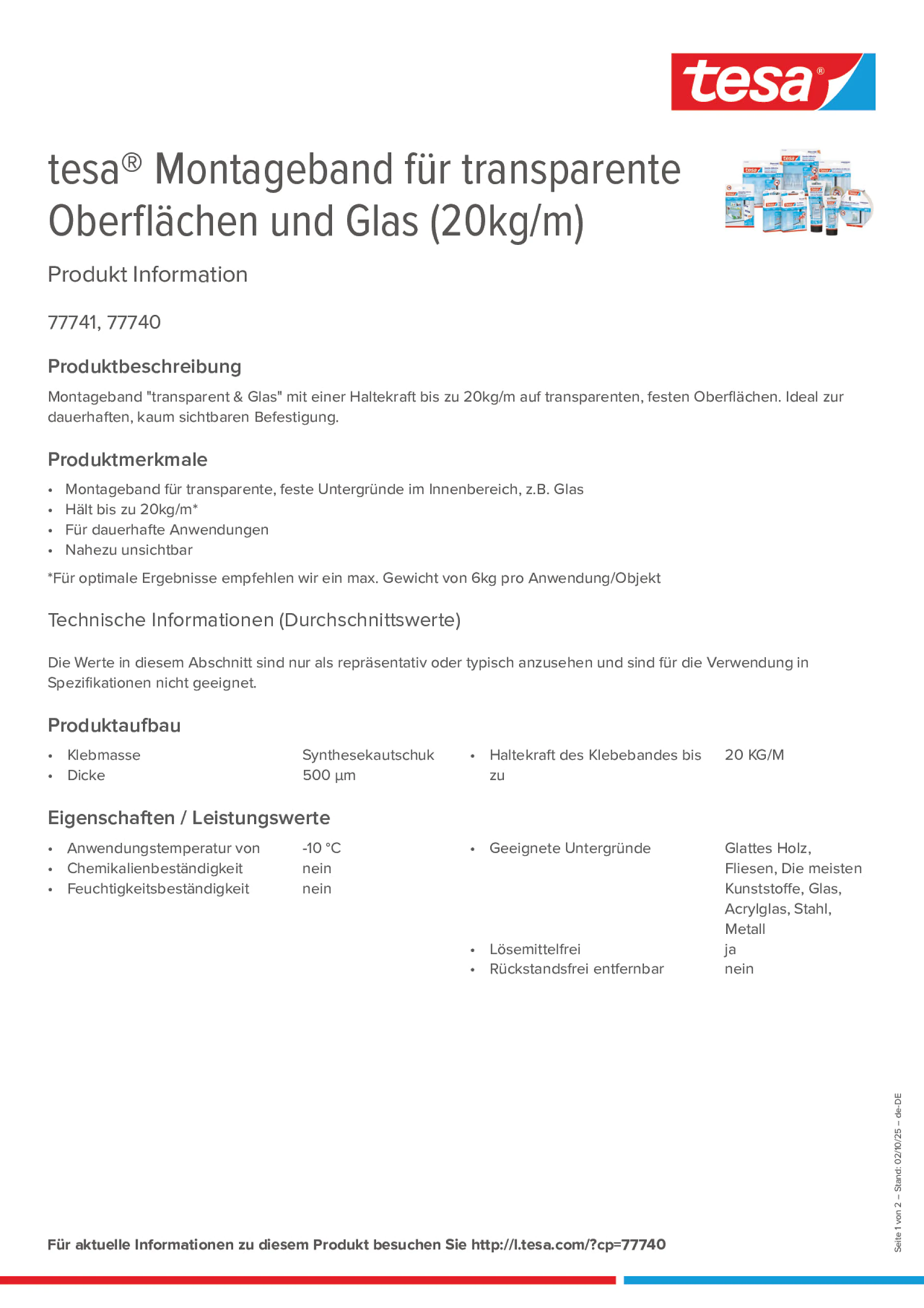 Product information_tesa® 77740_de-DE