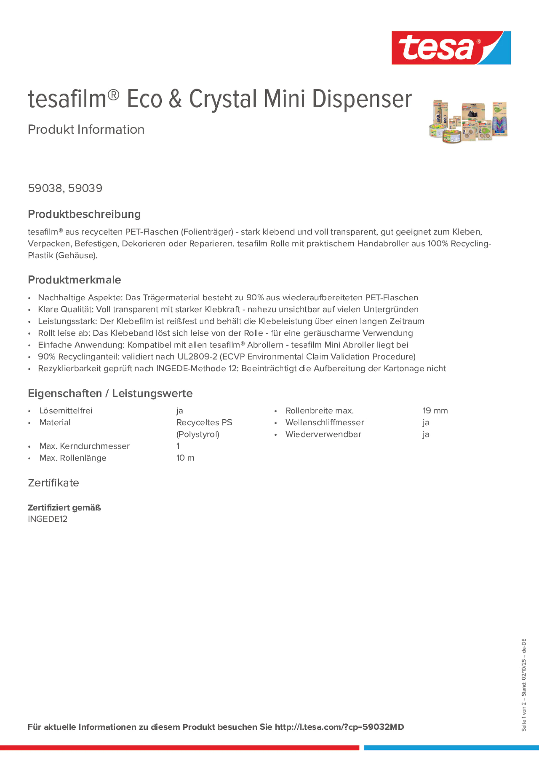 Product information_tesafilm® 59038_de-DE
