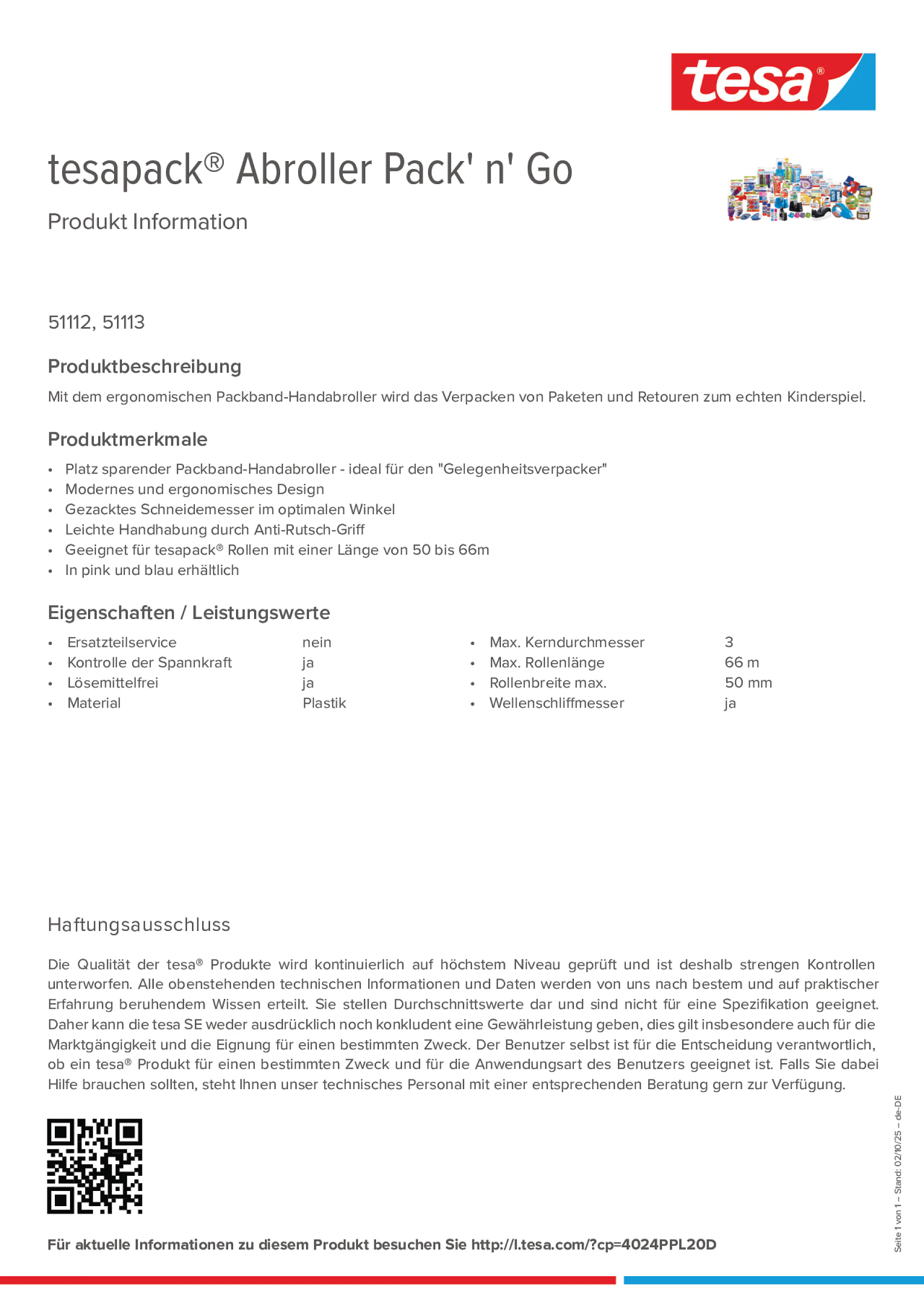 Product information_tesapack® 51113_de-DE