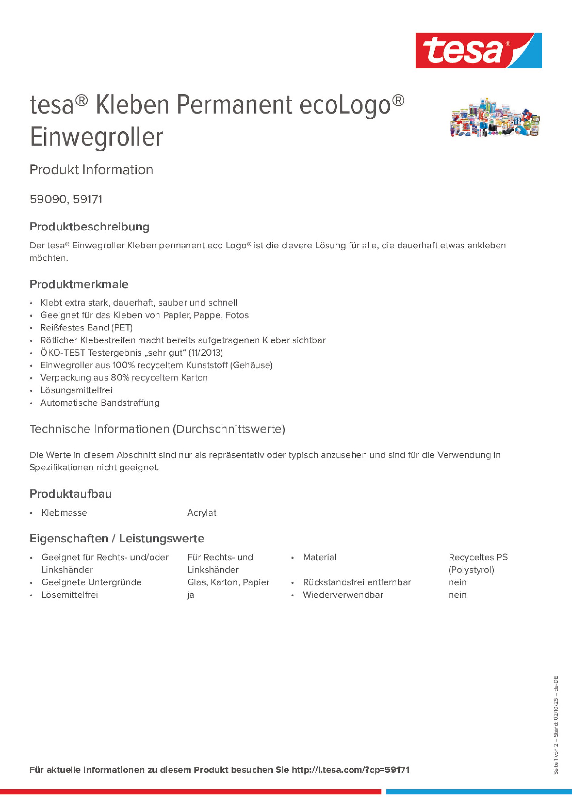 Klebestreifenabroller, transparent, Acryl, REFLECTS Verpackung