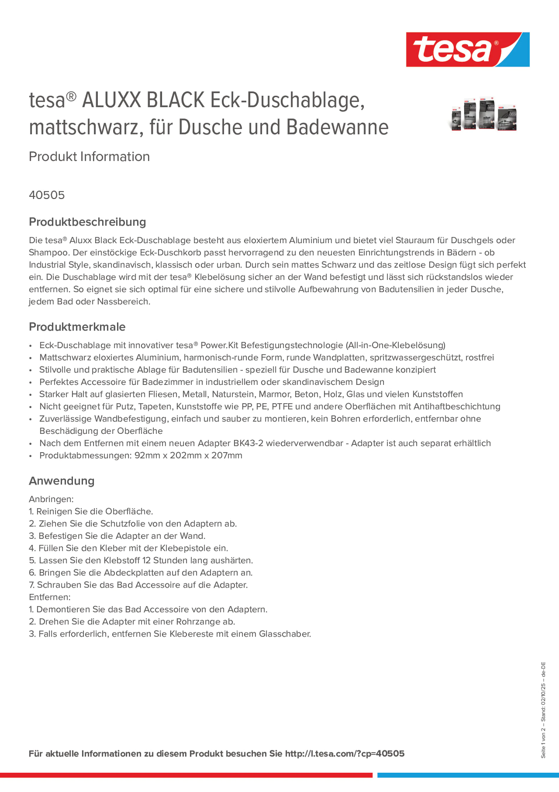 Product information_tesa® 40505_de-DE