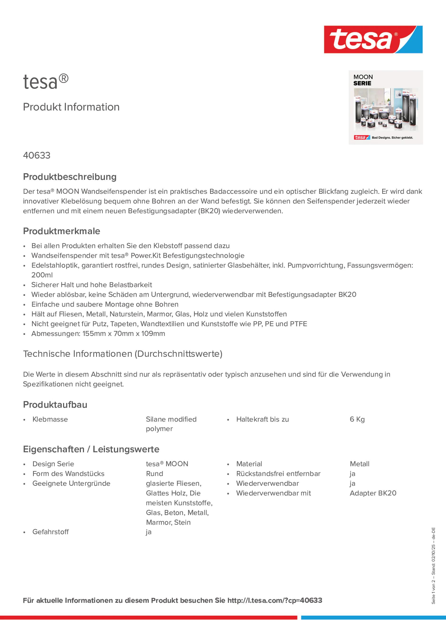 Product information_tesa® 40633_de-DE