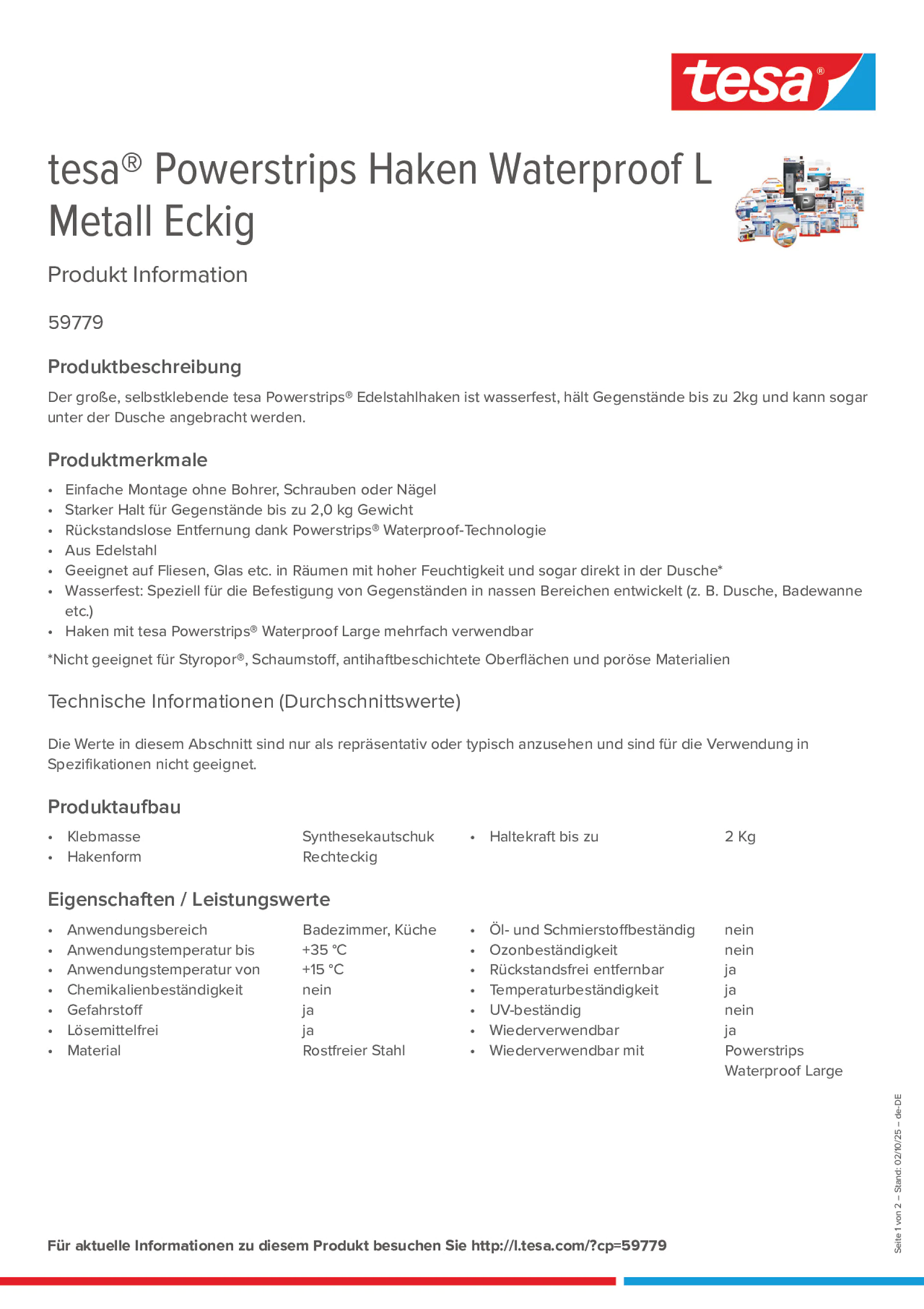 Product information_tesa® Powerstrips 59779_de-DE