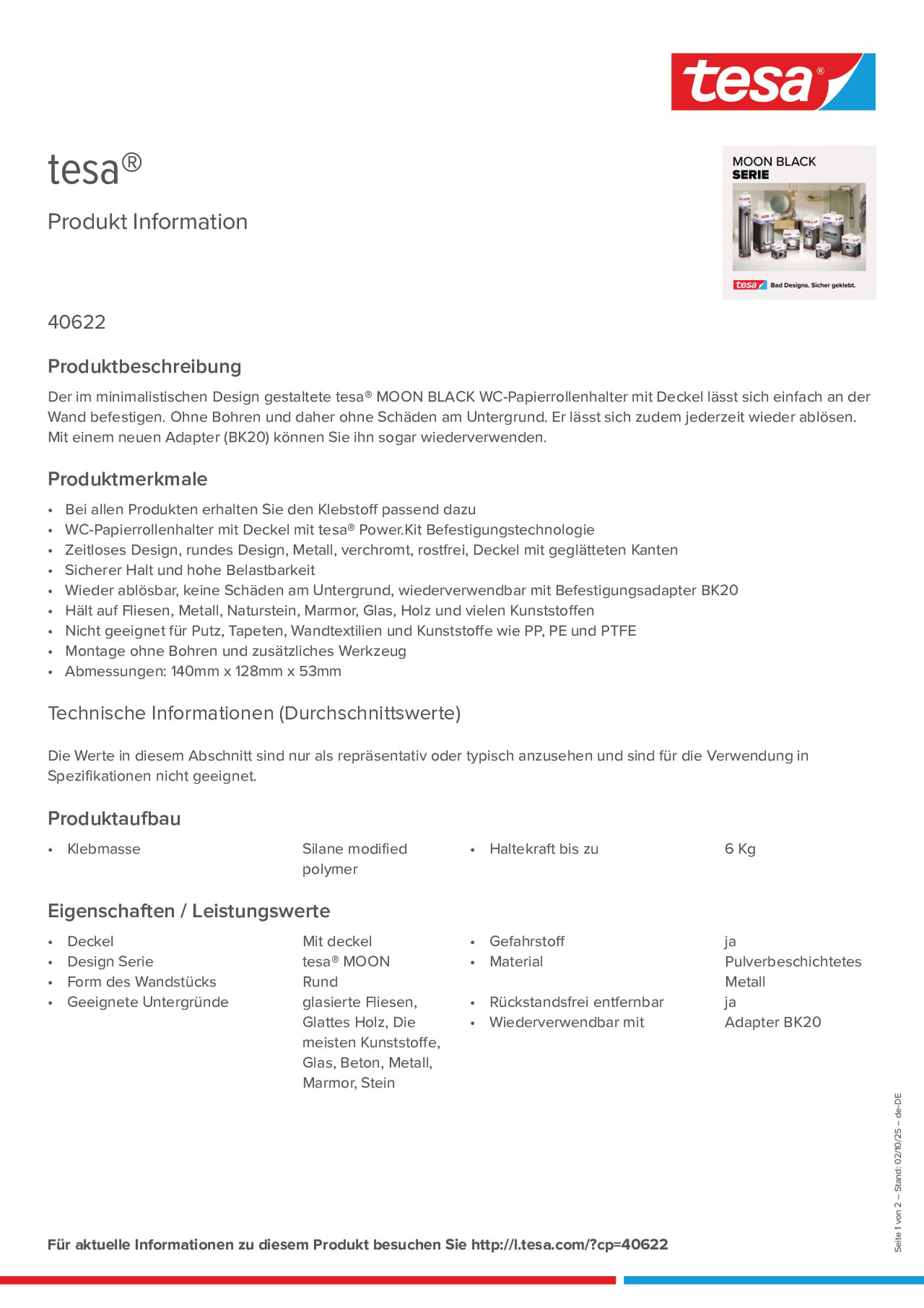 Product information_tesa® 40622_de-DE
