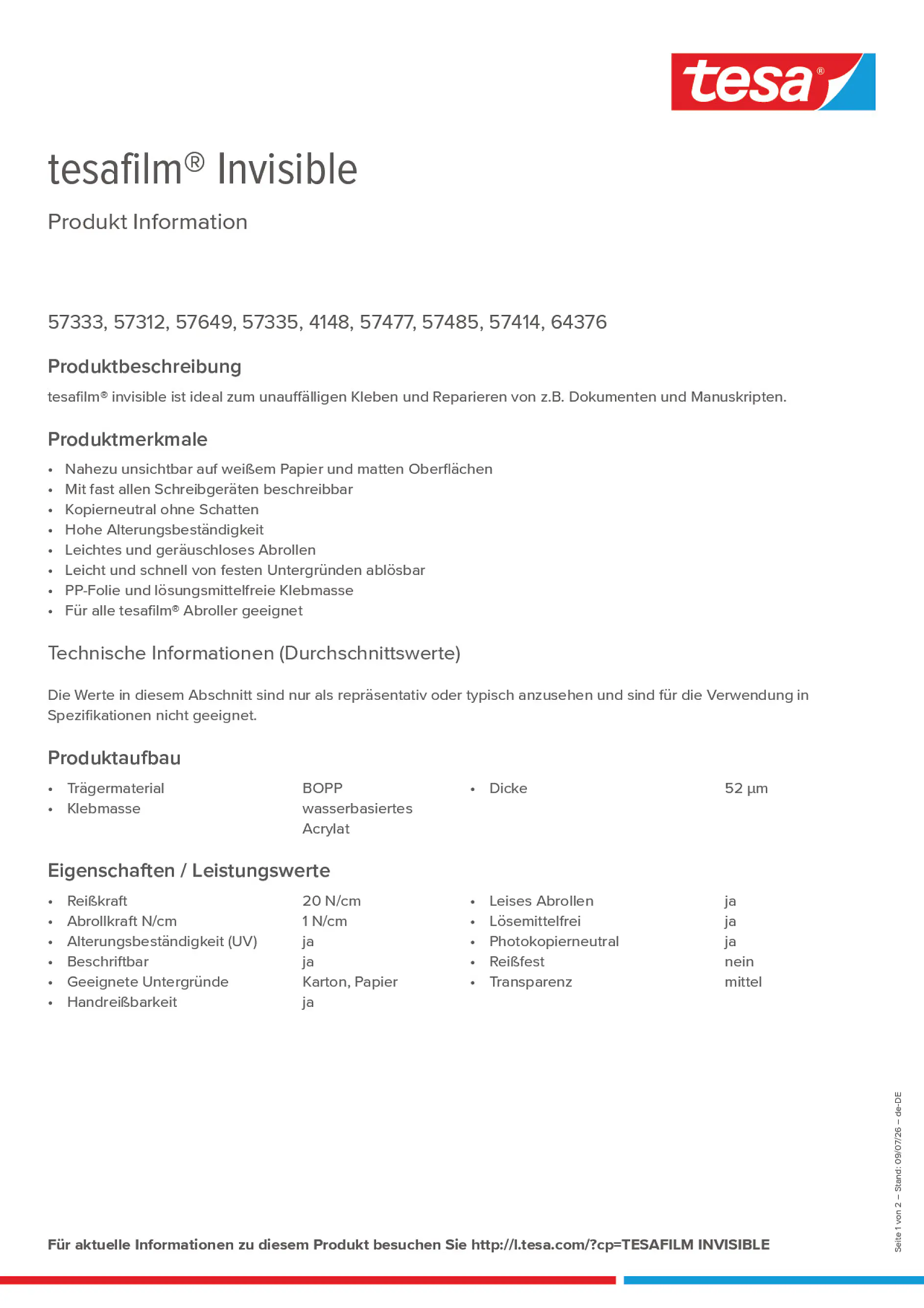 Product information_tesafilm® 4148_de-DE