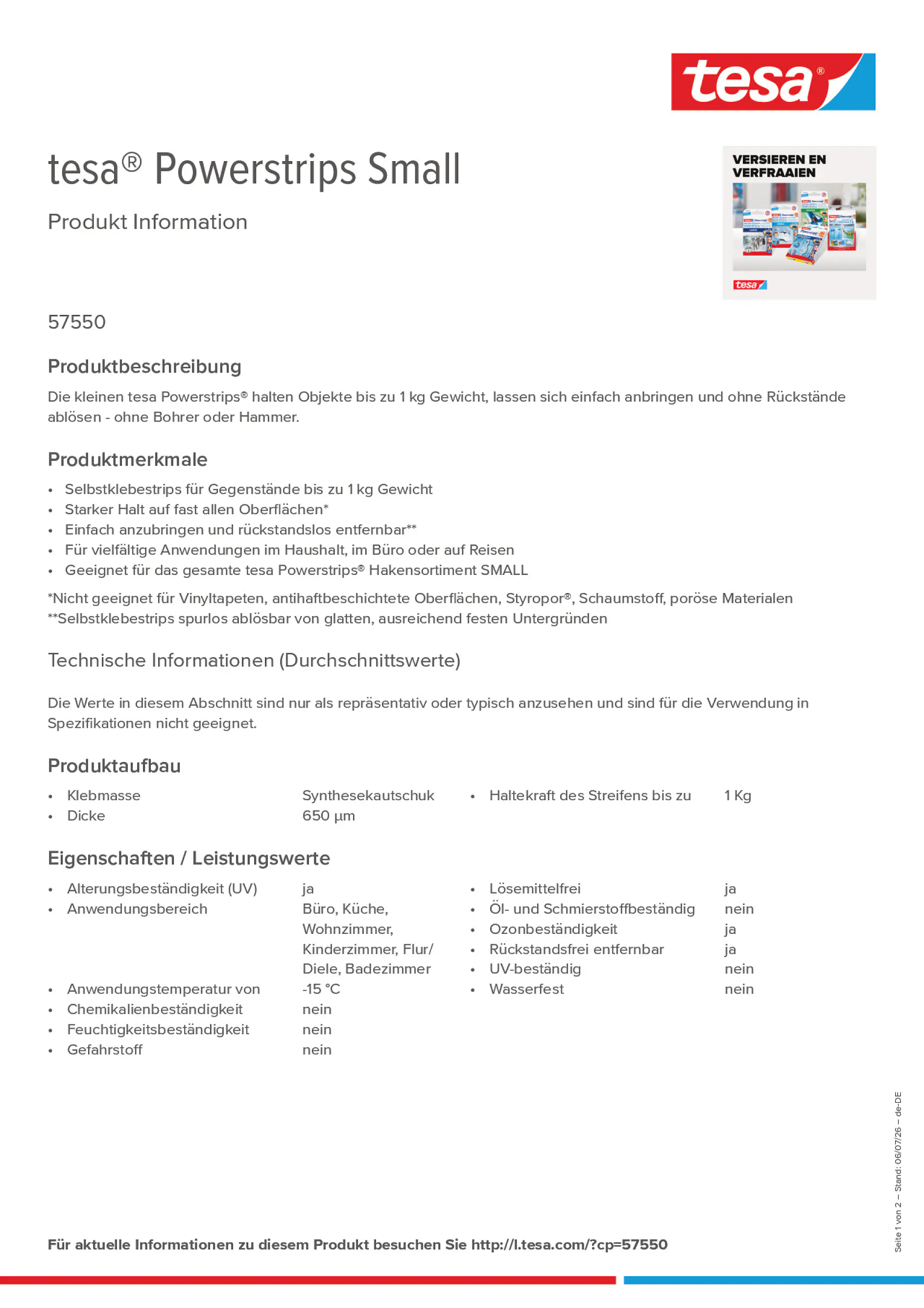 Product information_tesa® Powerstrips 57550_de-DE