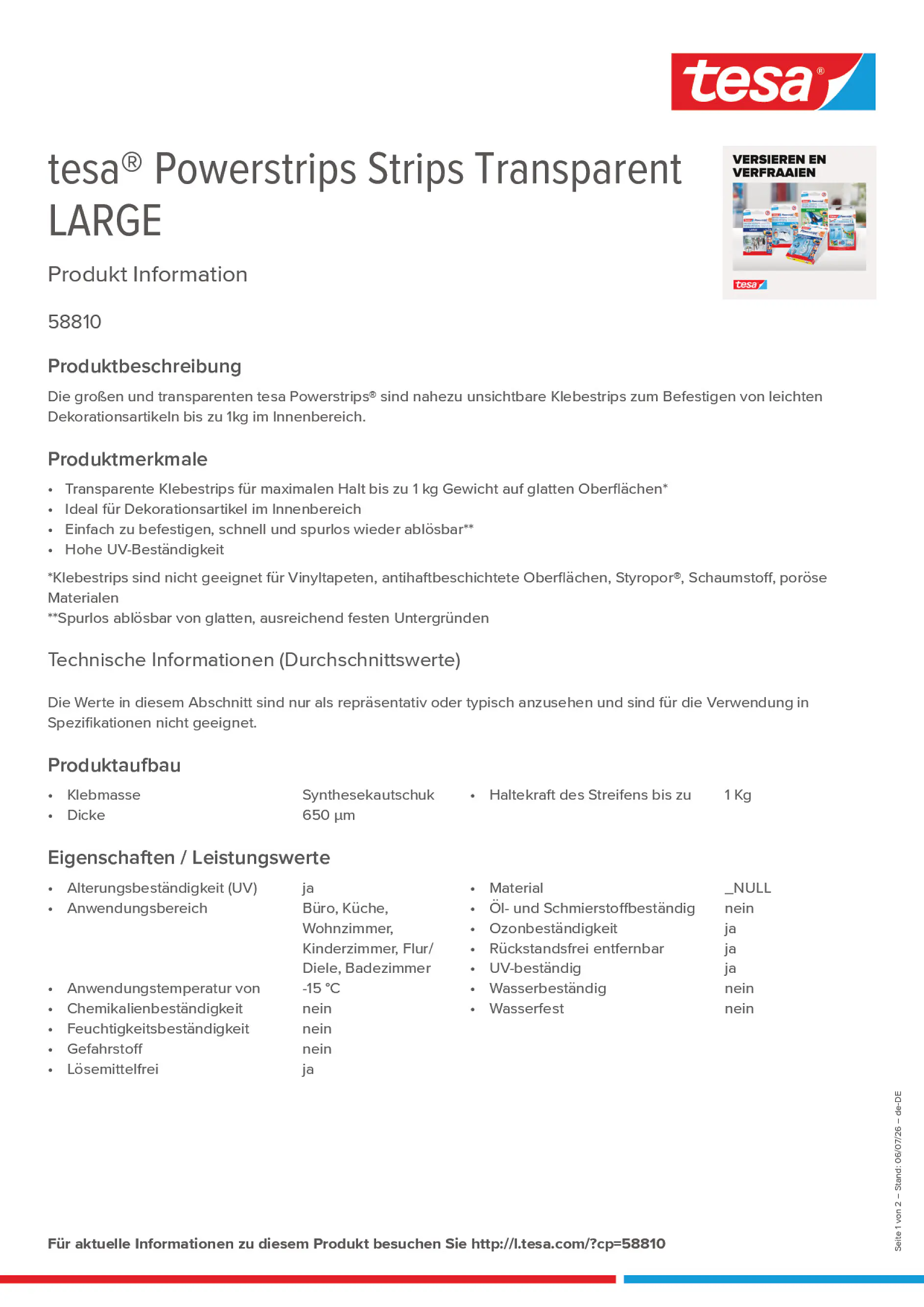Product information_tesa® Powerstrips 58810_de-DE