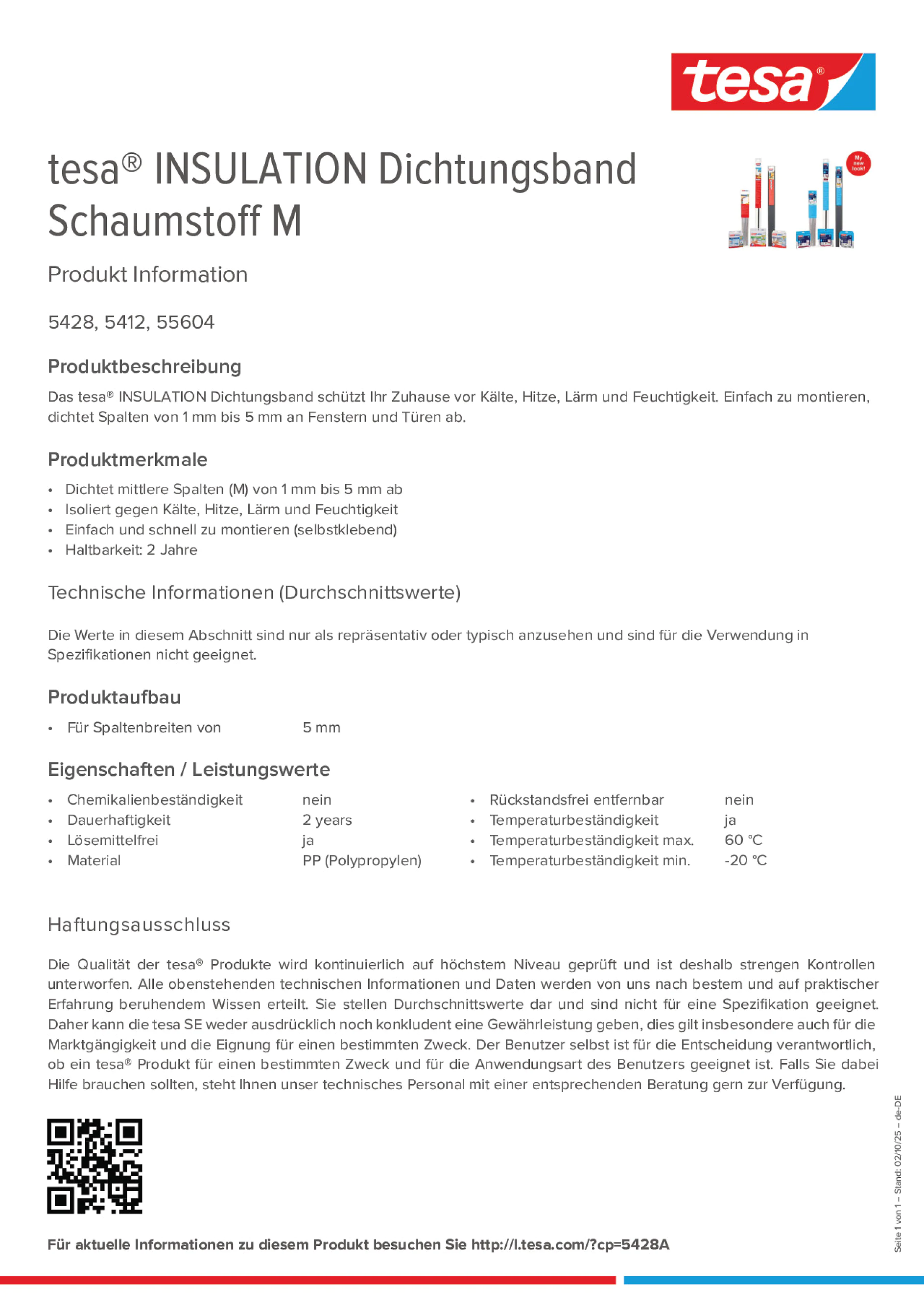 Product information_tesa® 05428_de-DE