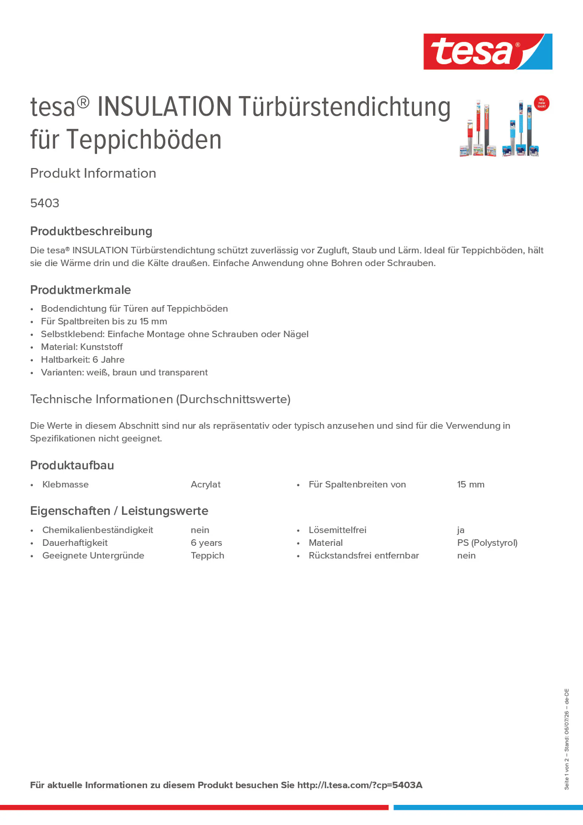 Product information_tesa® 5403A_de-DE