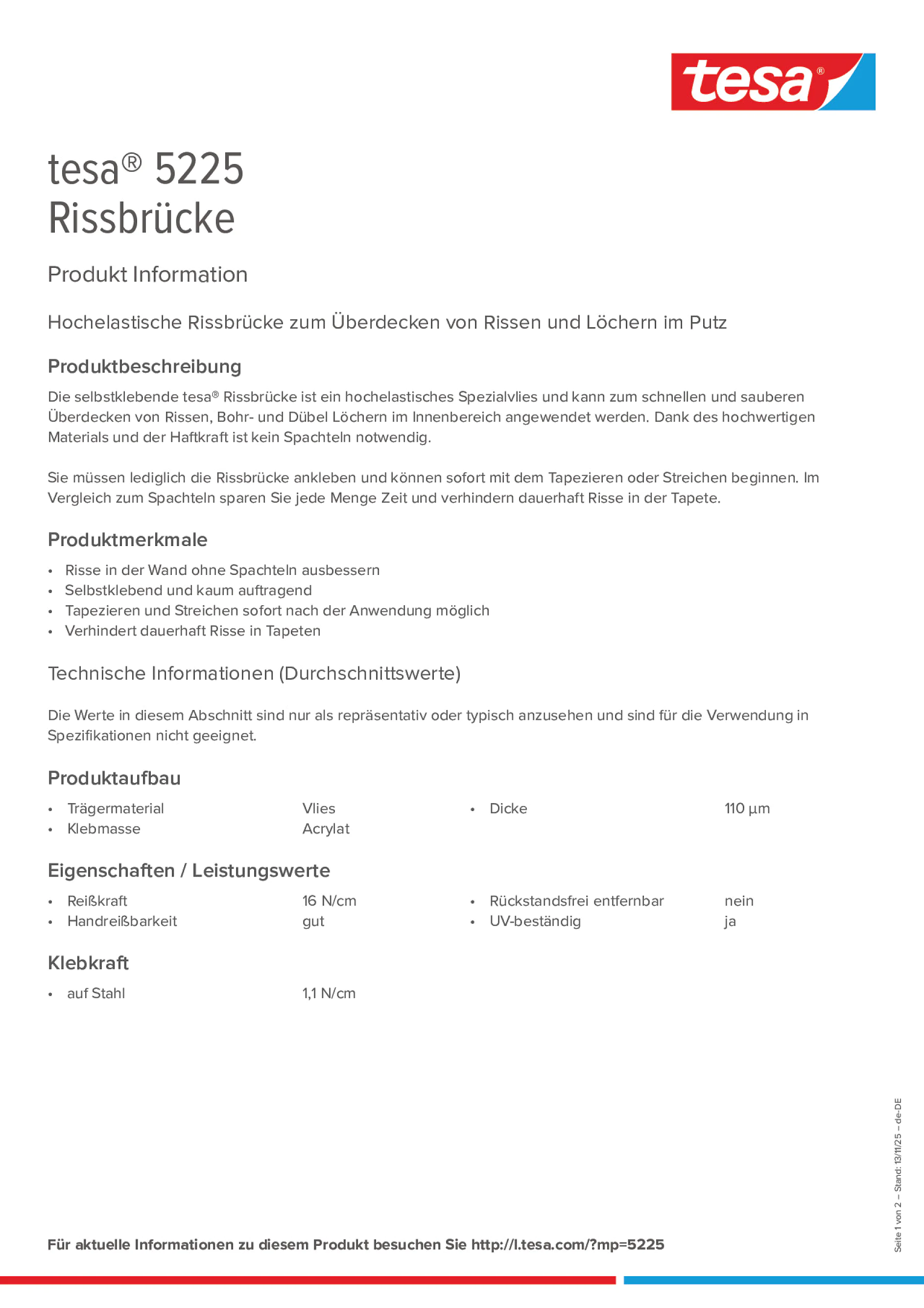 Product information_tesa® 05225_de-DE