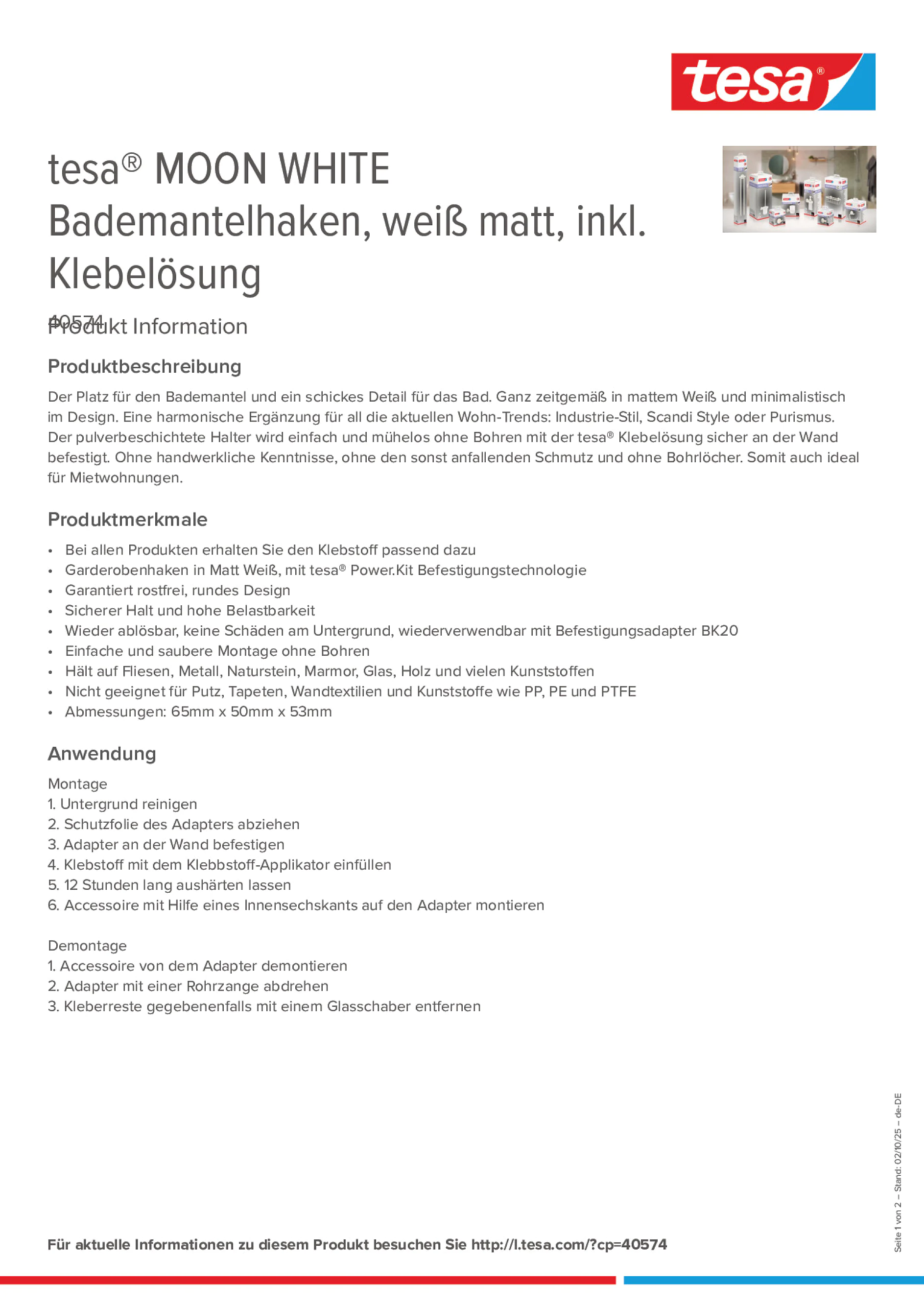 Product information_tesa® 40574_de-DE