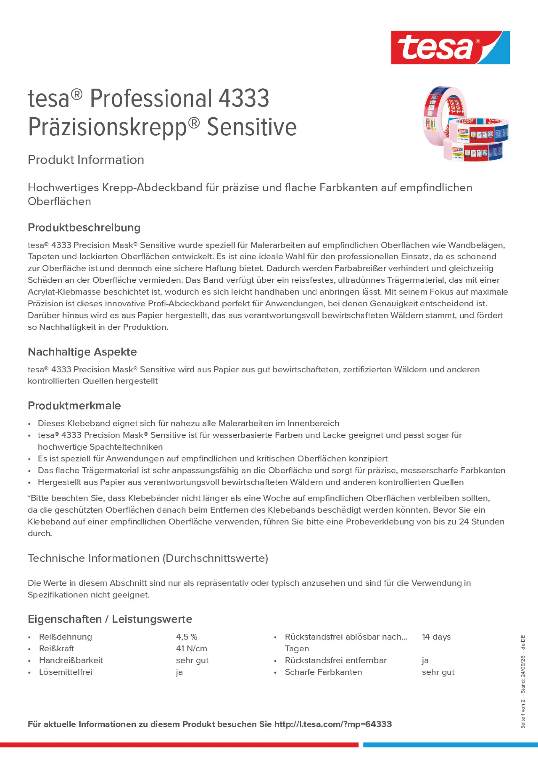 Product information_tesa® Professional 04333_de-DE