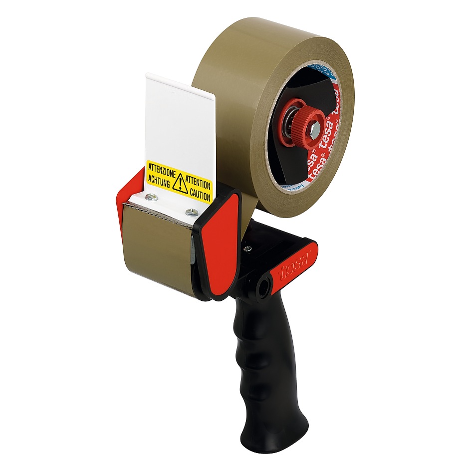 tesa Packband Handabroller Classic, für Paketband-Rollen bis 66 m x 50 mm_ST