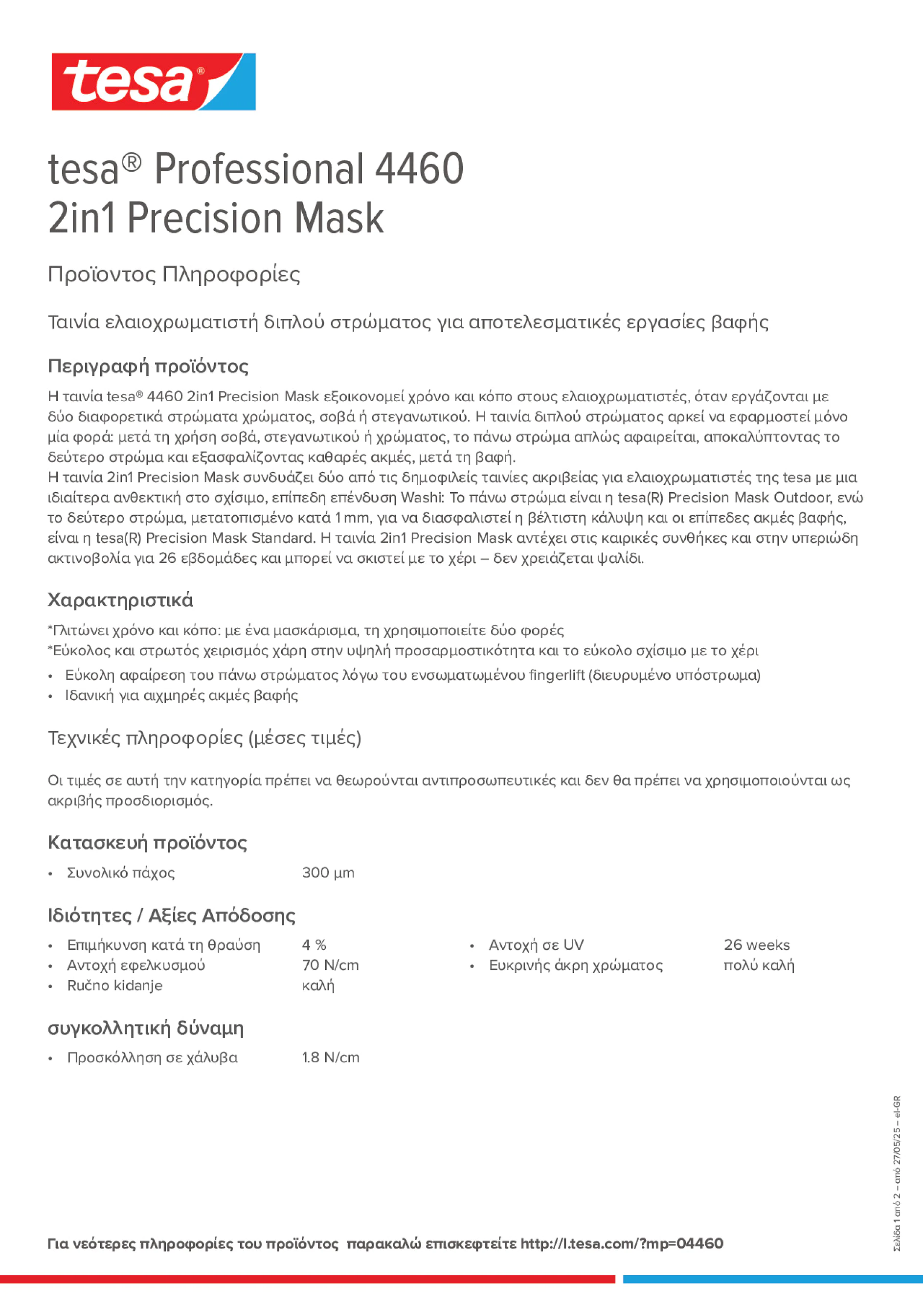 Product information_tesa® Professional 04460_el-GR
