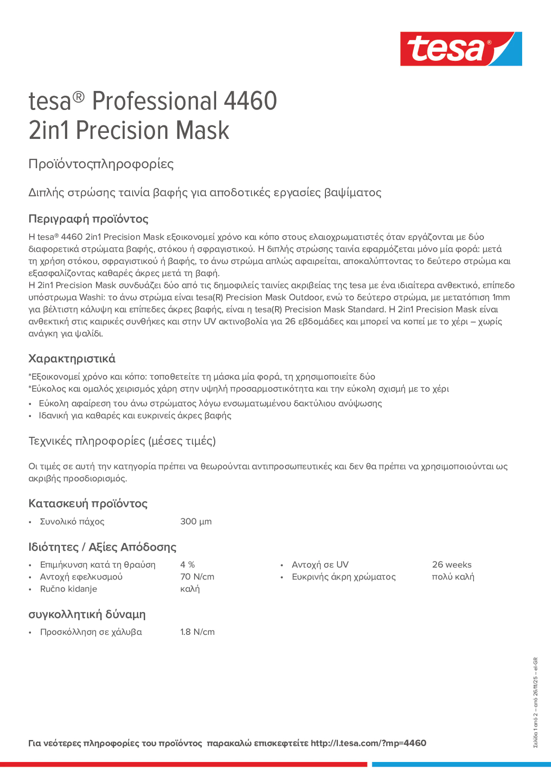 Product information_tesa® Professional 04460_el-GR