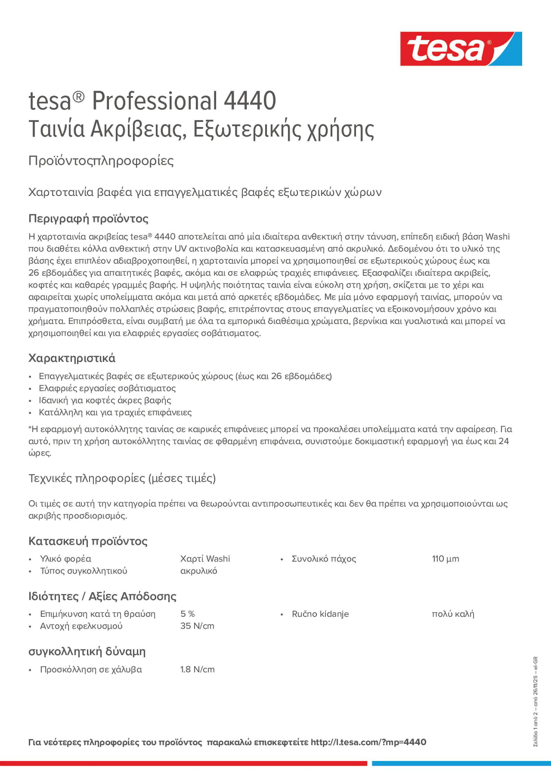 Product information_tesa® Professional 04440_el-GR