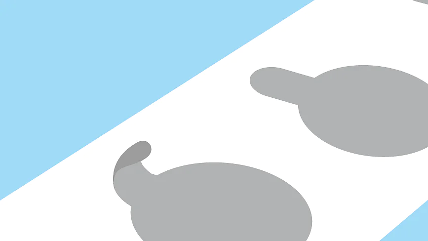 In the image, a minimalist illustration of a pill blister pack is set against a light blue background. Two circular tablets are visible in the transparent packaging, with one partially cut off by the edge of the image. (This text has been generated by AI)