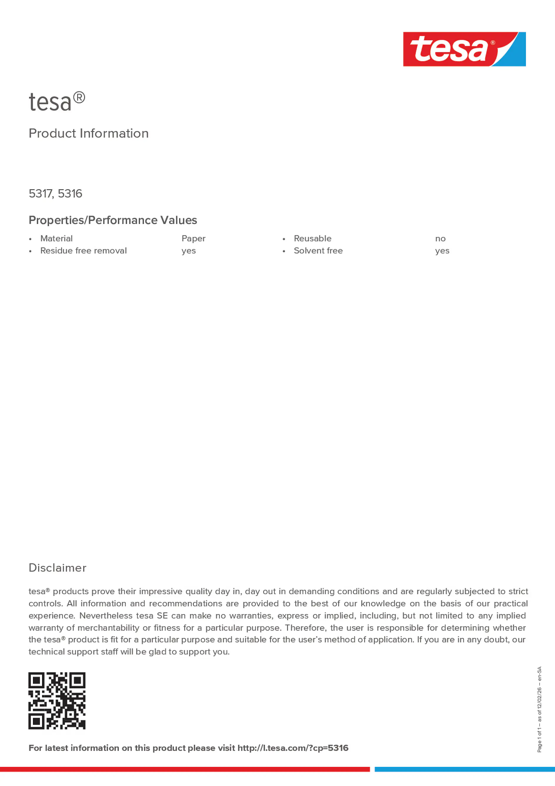 Product information_tesa® 5317_ar-AE_en-AE