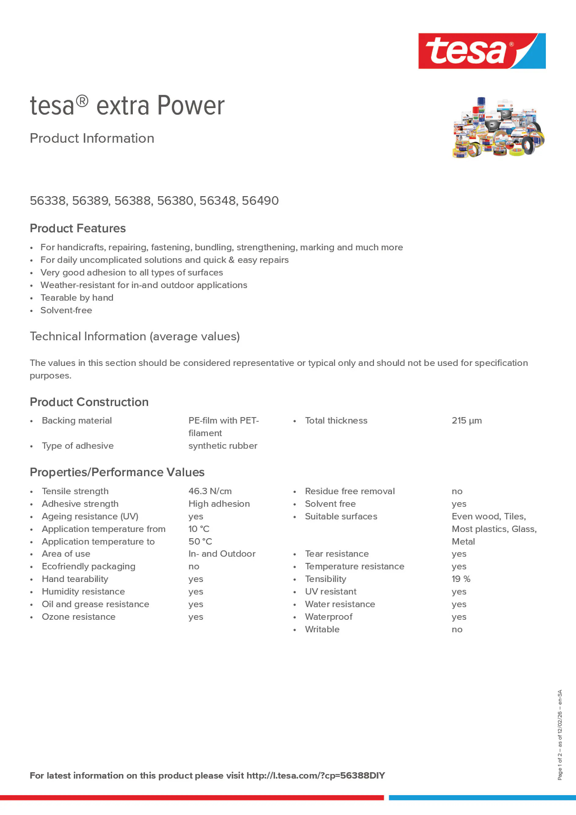 Product information_tesa® extra Power 56348_ar-AE_en-AE