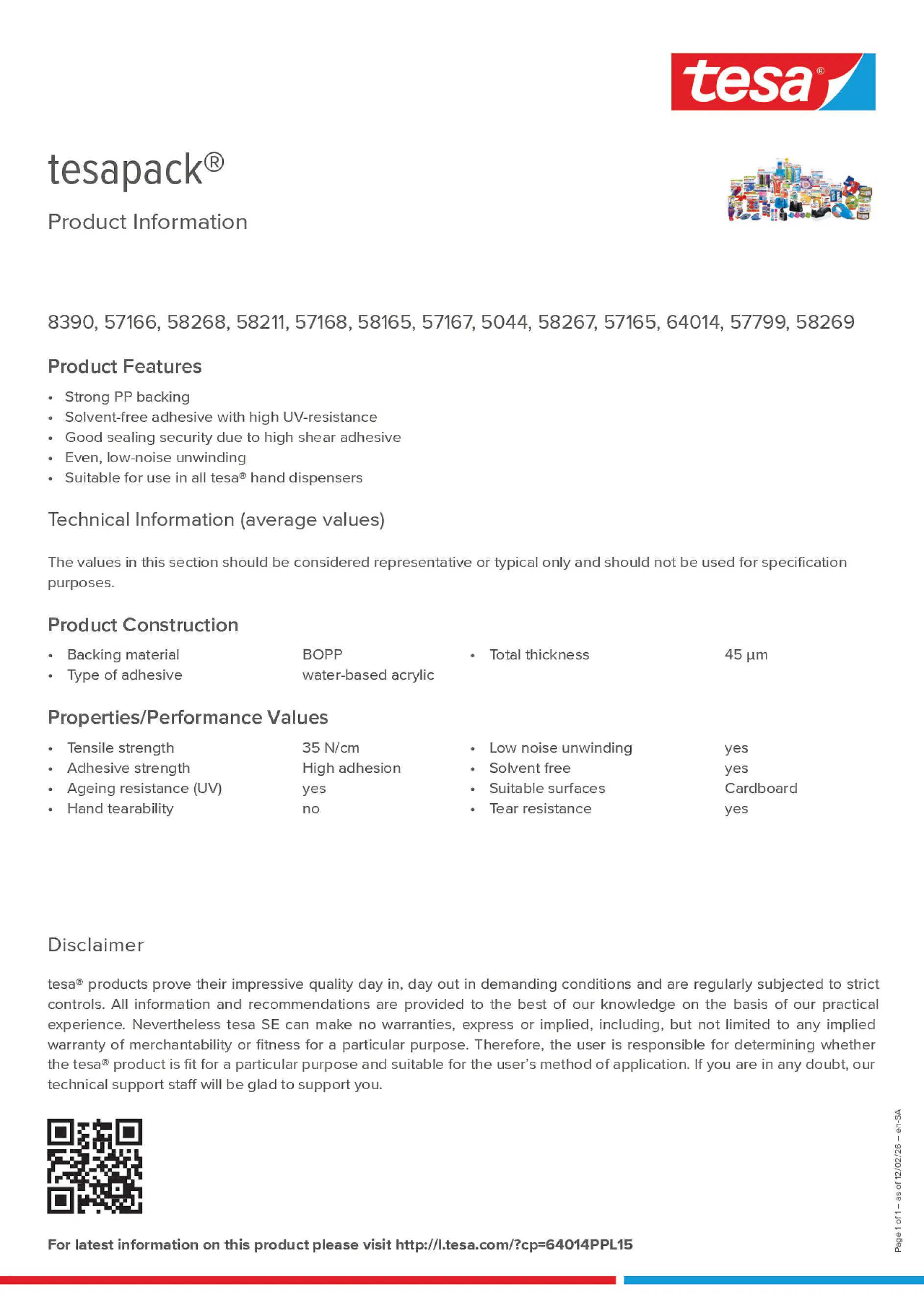 Product information_tesapack® 57424_ar-AE_en-AE