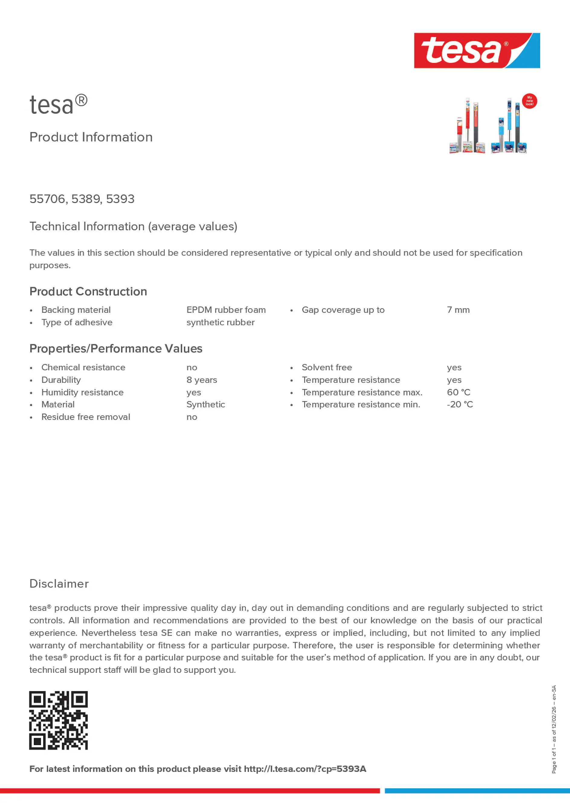 Product information_tesa® 55706_ar-AE_en-AE