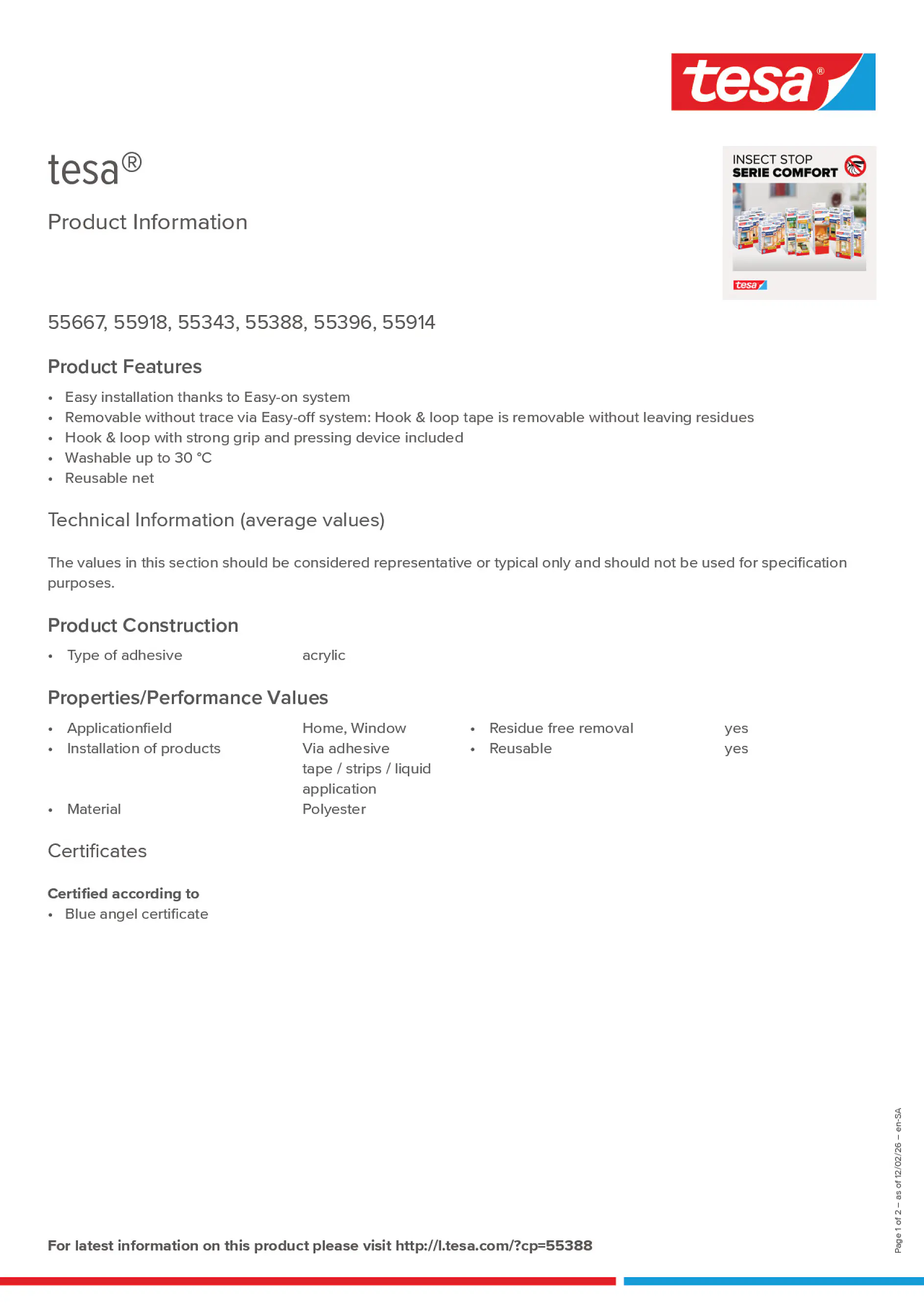 Product information_tesa® 55667_ar-AE_en-AE