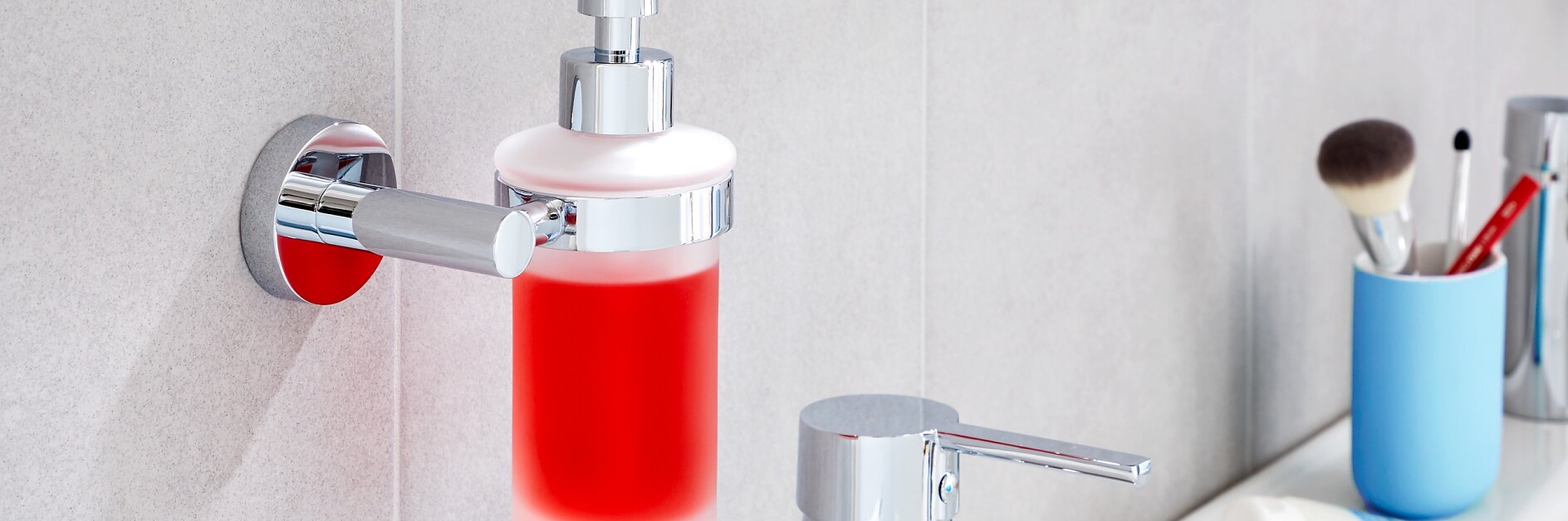 Organize your bathroom beautifully by adding stylish accessories that give your everyday supplies the place they're meant to be.