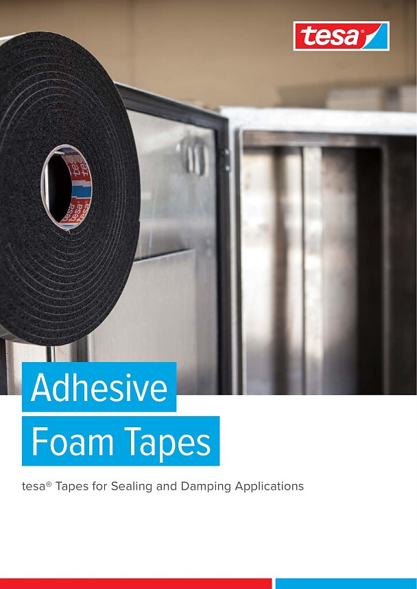 Foam tapes for waterproof sealing, weather stripping and gaskets tesa