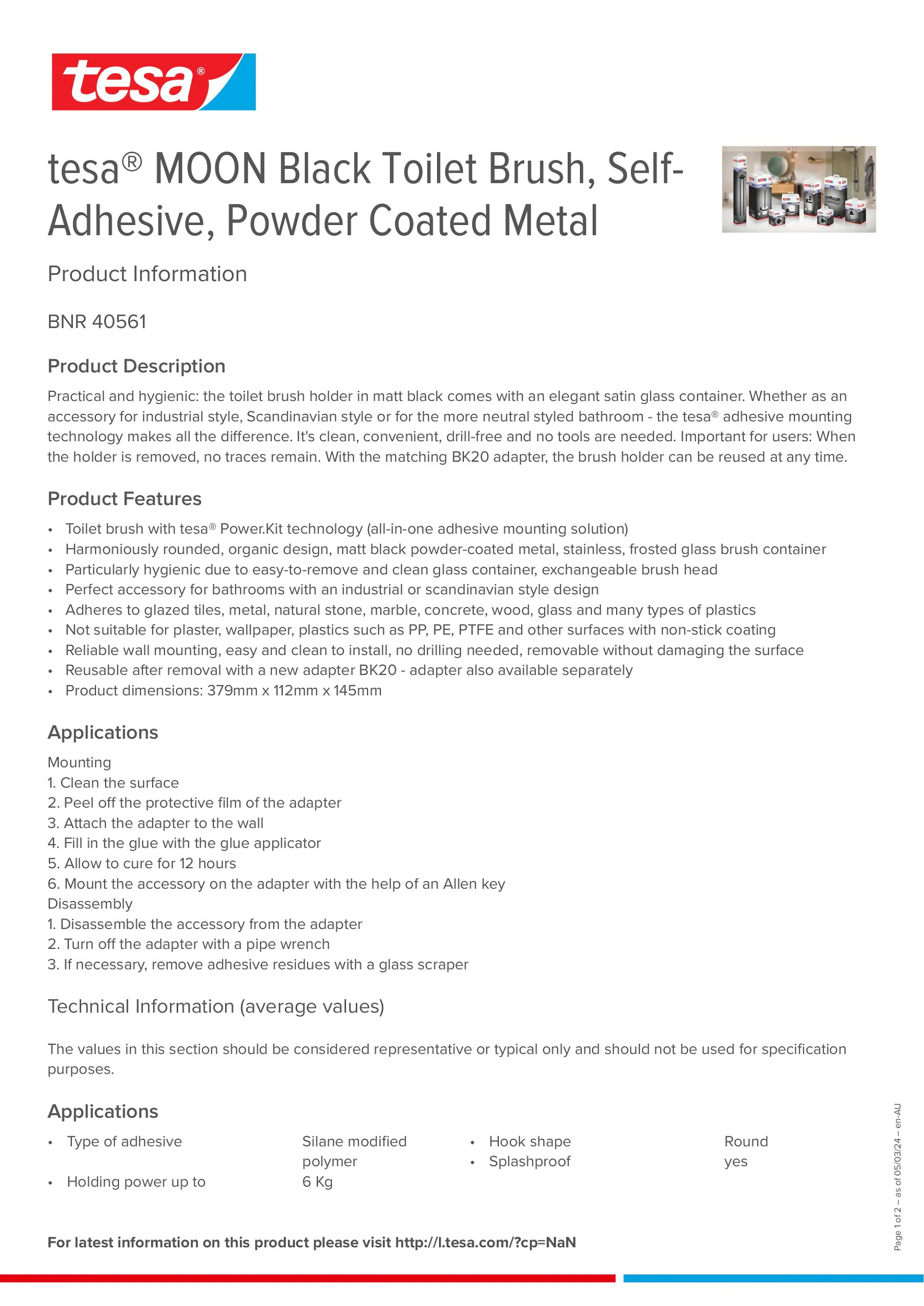Product information_tesa® 40561_en-AU