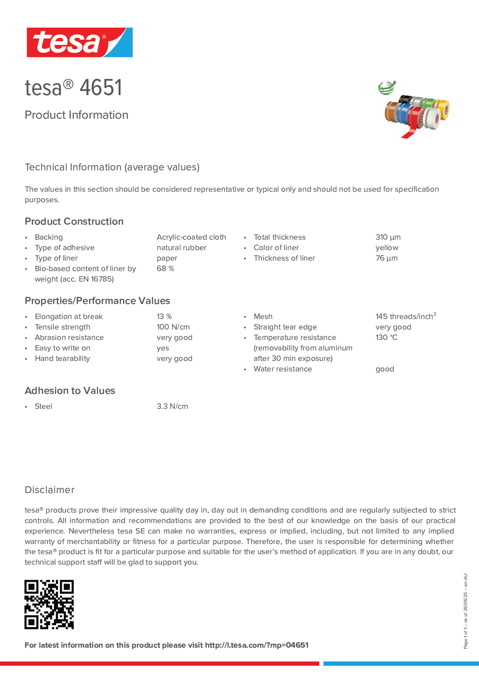 Product information_tesa® 04651_en-AU