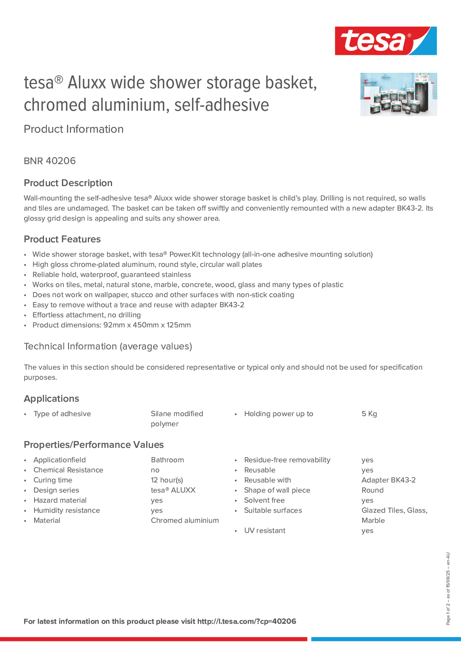 Product information_tesa® 40206_en-AU