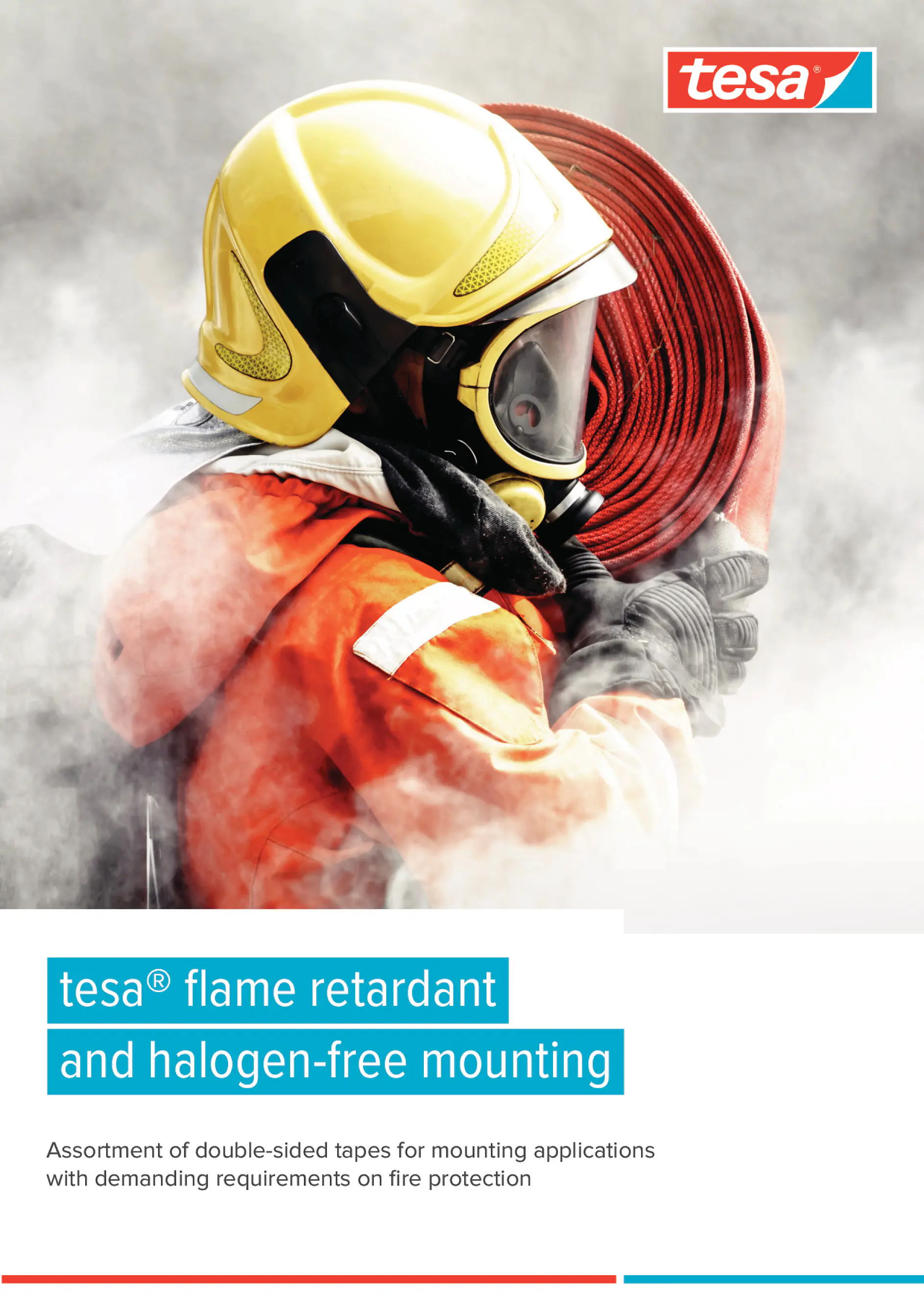 Flame retardant folder