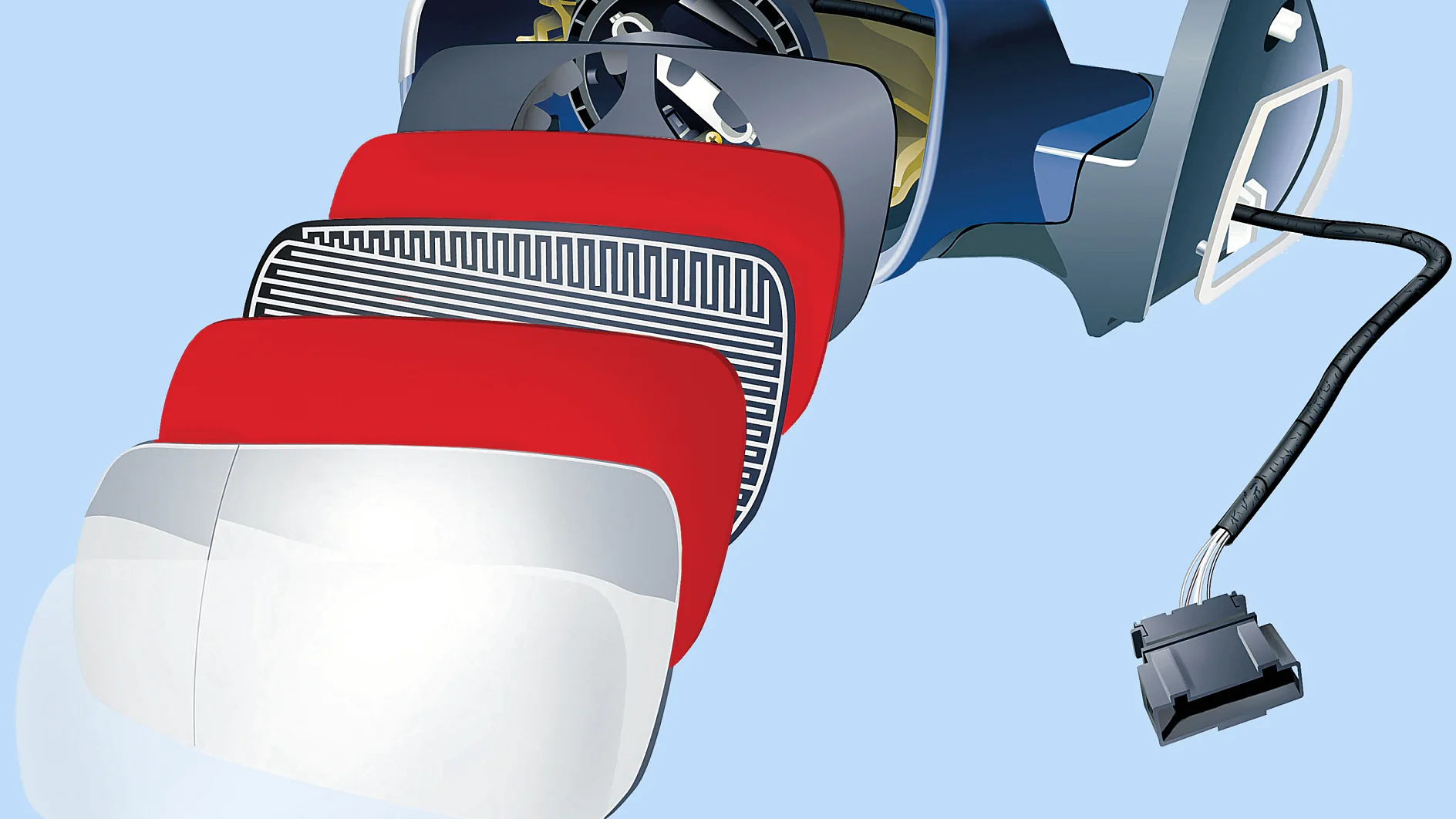 Mirror Assembling for the Automotive Industry Exterior mirror applications