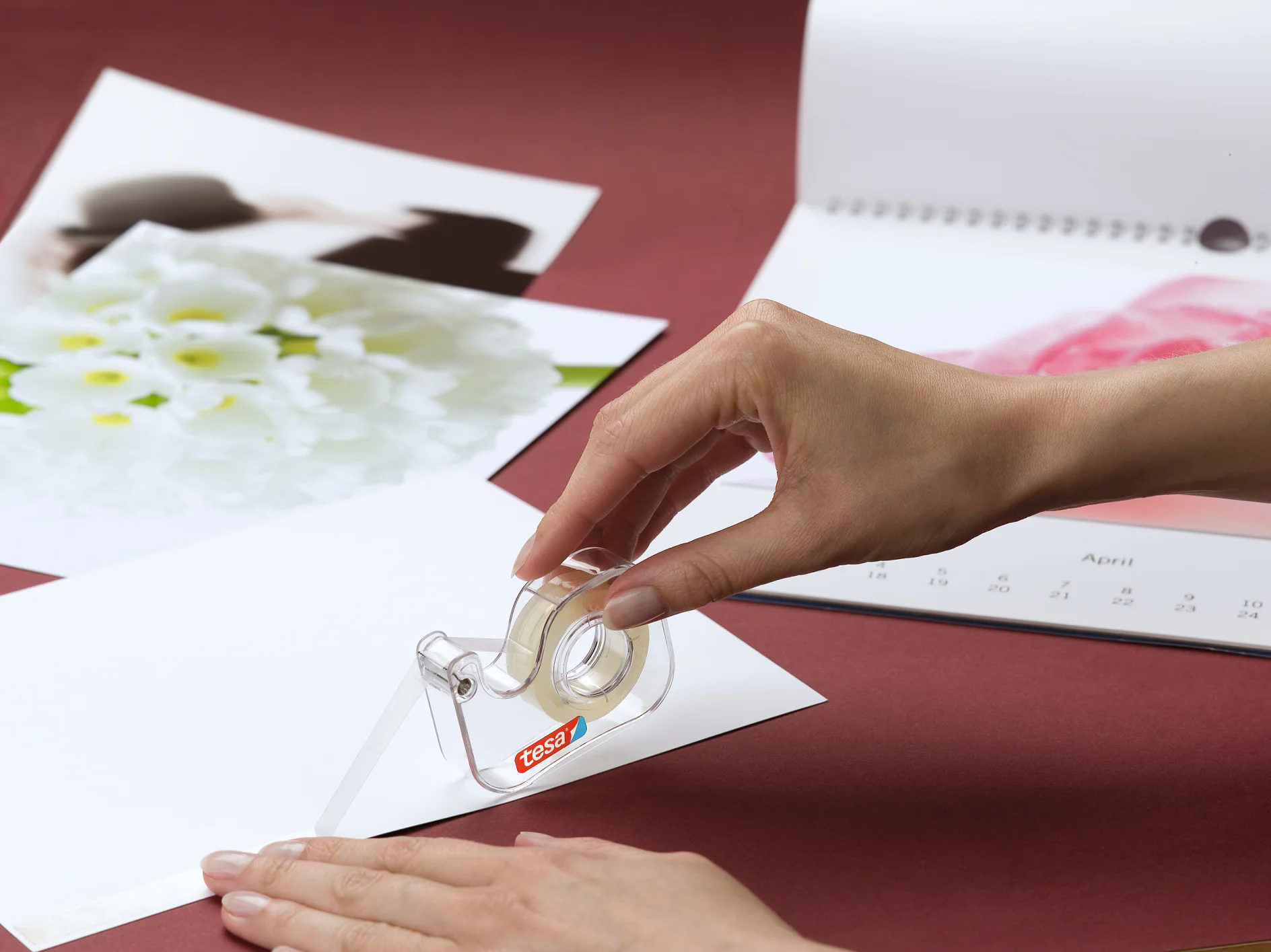 Special tape for affixing photos